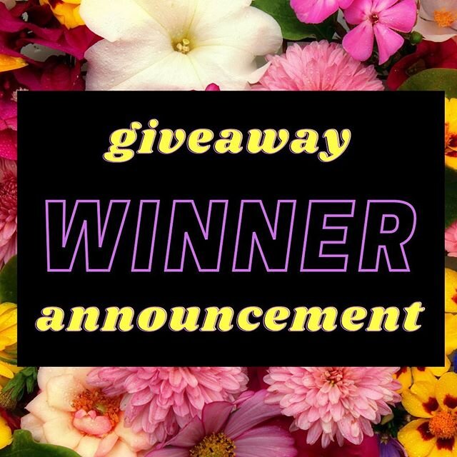GIVEAWAY WINNER ANNOUNCEMENT! Congratulations to @nizzzy! Thank you to all those who participated. Stay tuned for more giveaways and collaborations in the future!