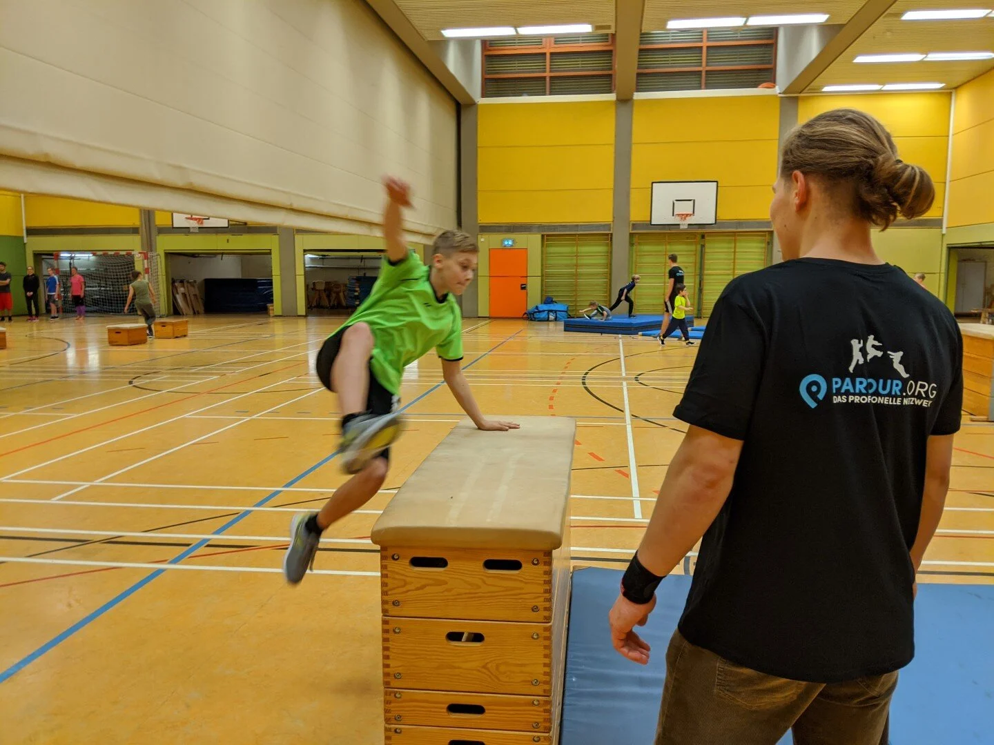 Parkour Trainingsbeginn