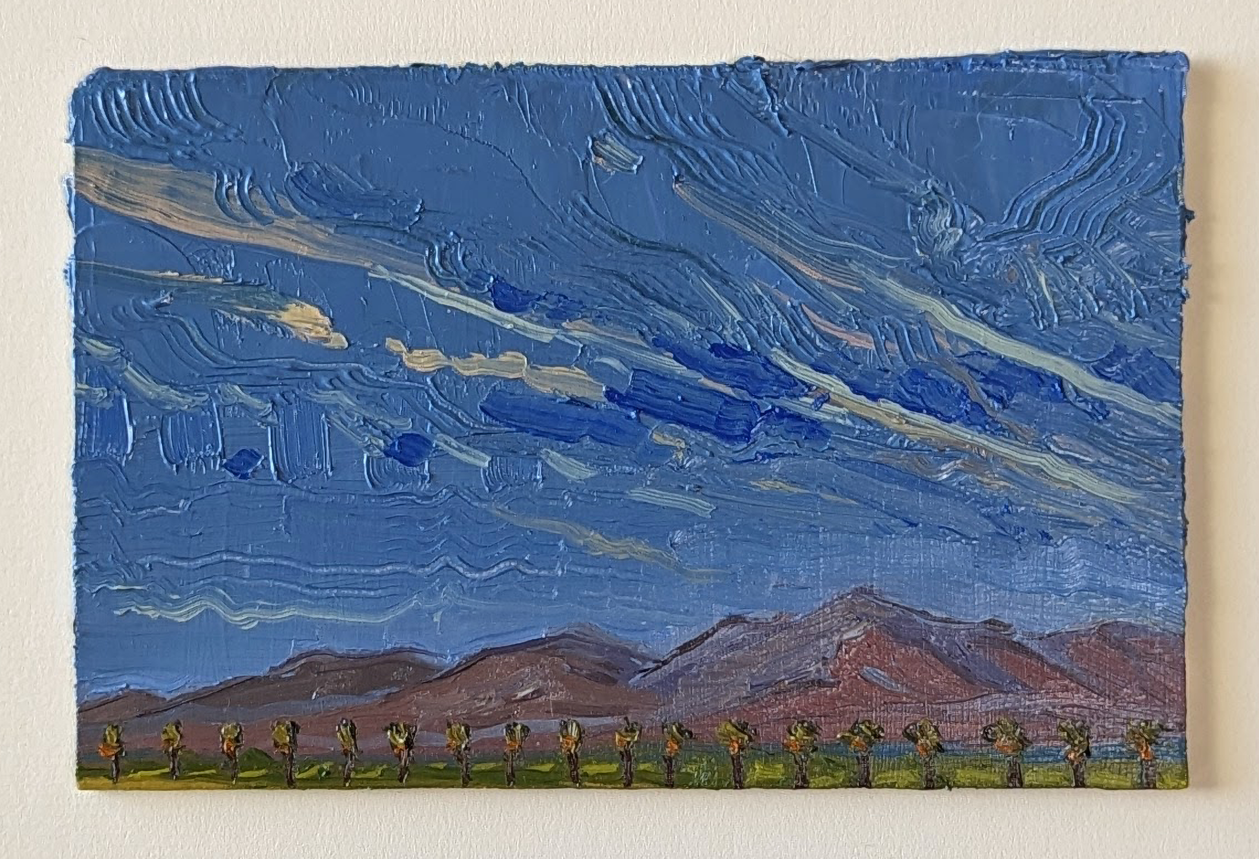 Quintessential Yuma. Arizona, USA. Summer 2023. 4"x6" Oil on smooth panel.