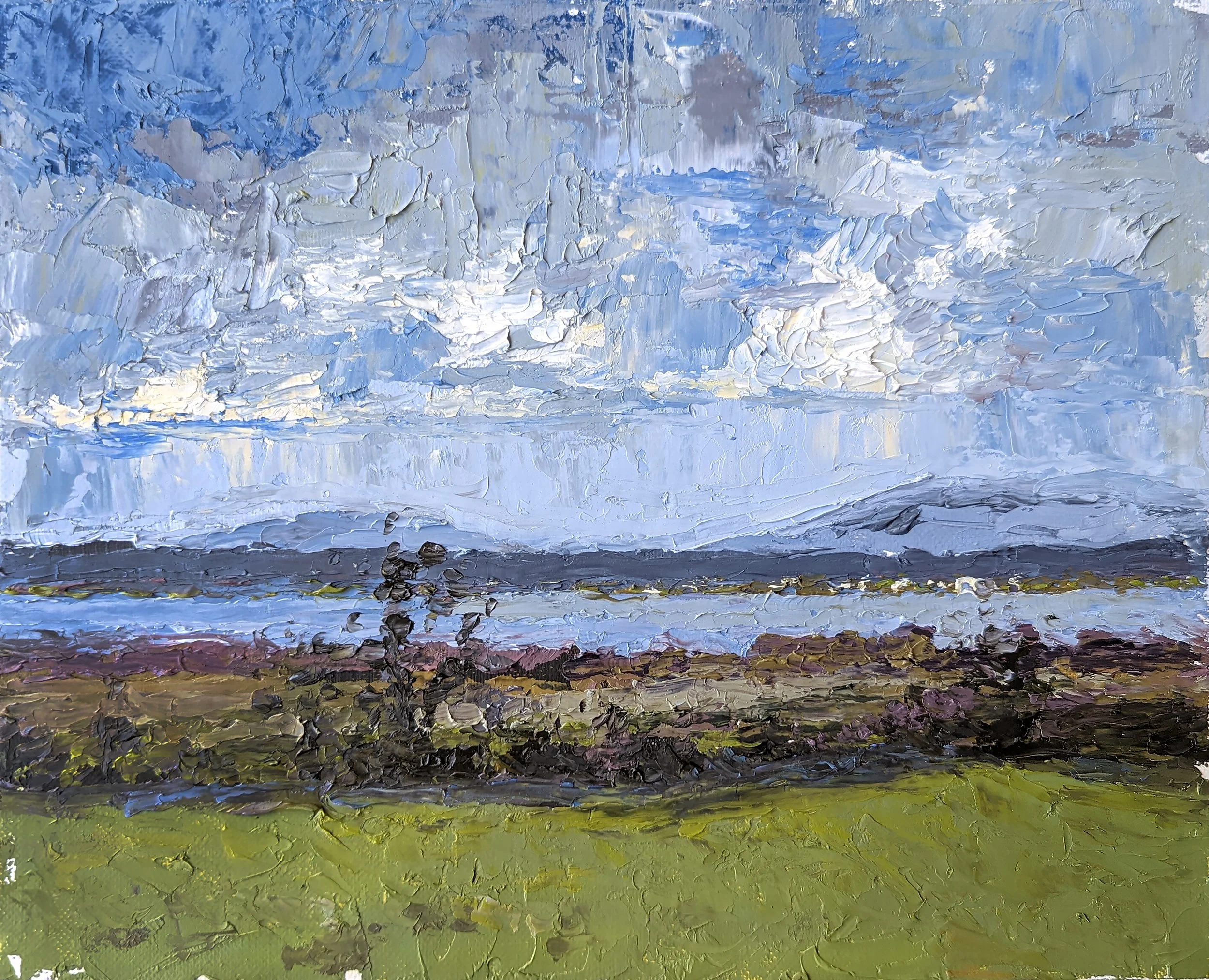 Plein Air: Galway, Ireland. September 2022. A4. Oil on canvas panel. [Completed during AIR with Watershed Studio Galway]