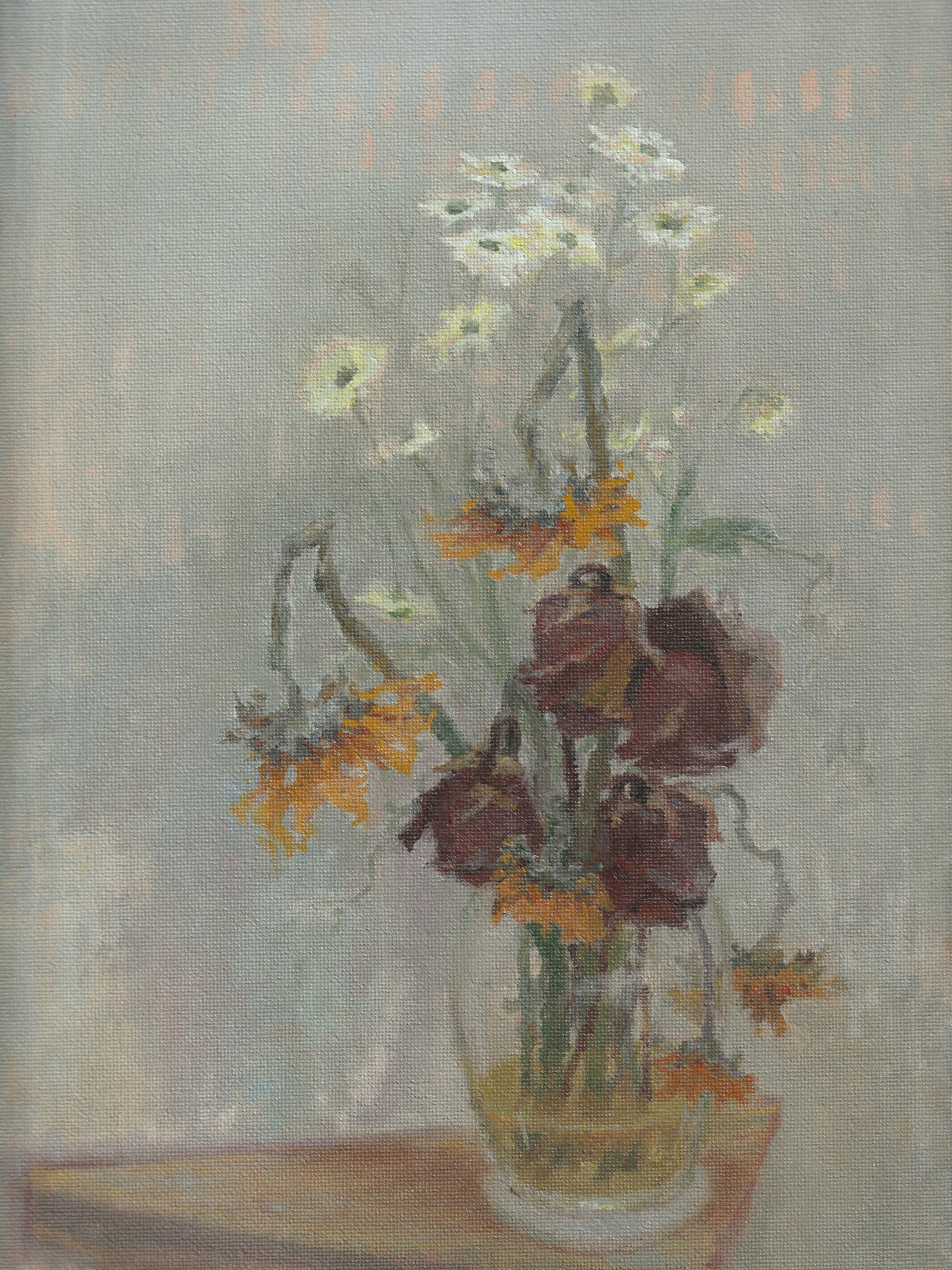 Death Becomes 'Him' - a strangely prophetic piece. 9" x 12" Oil on canvas panel