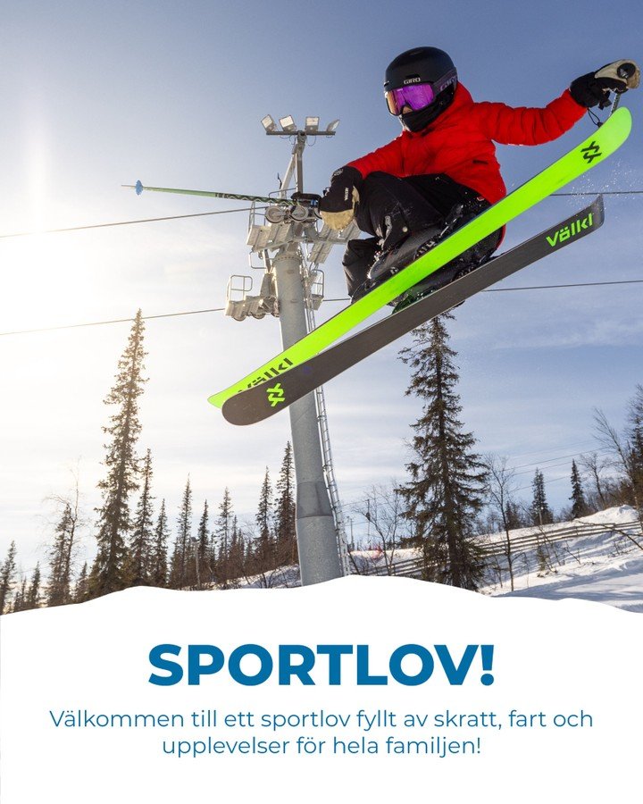 Sportlov p&aring; Dundret! ⛷️🌞🏂❄️

V&auml;lkommen till ett sportlov fyllt av skratt, fart och upplevelser f&ouml;r hela familjen! P&aring; Dundret v&auml;ntar fantastisk utf&ouml;rs&aring;kning, gratis tur med skoterk&auml;lke tillsammans med v&ari