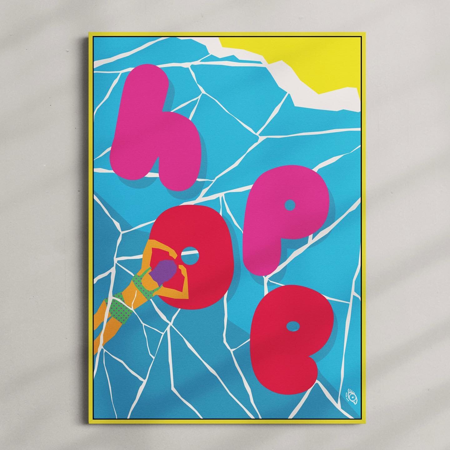 An A3 Gicl&eacute;e art print of my hope floats design is available on auction for charity - all proceeds go towards refugee resettlement programme in the village I grew up in, in Devon. 

This print isn&rsquo;t available in this medium anywhere else