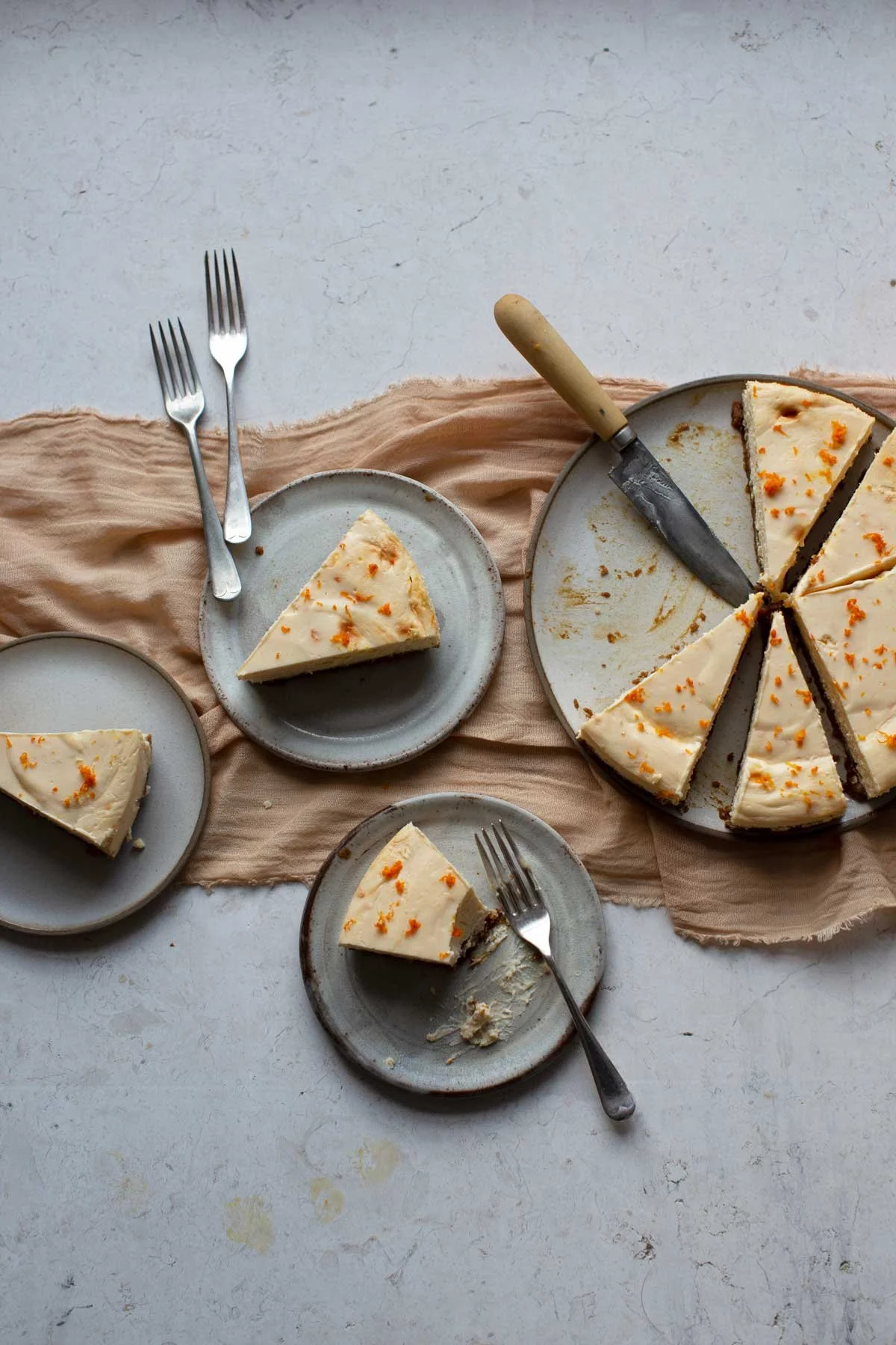 A recipe for Christmas Eve - Clementine + Labneh Cheesecake