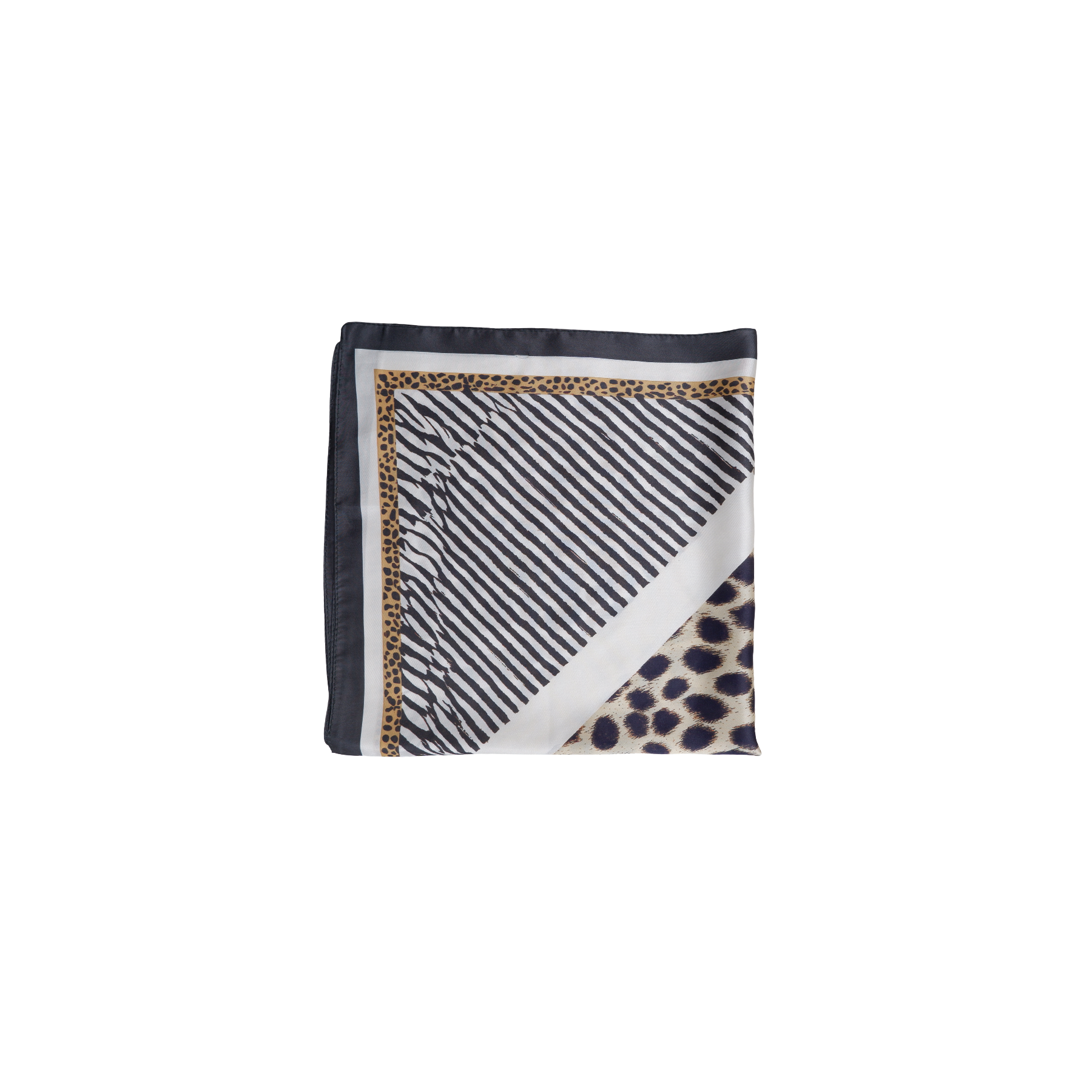 BCELENA satin scarf Black 2.png
