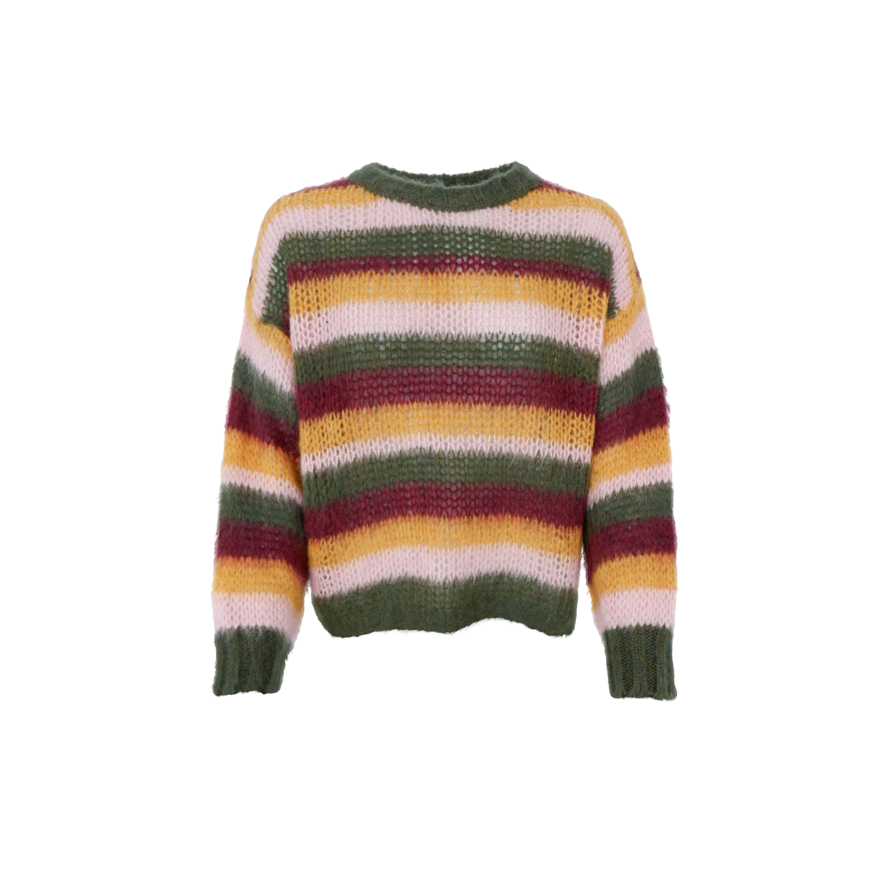 Black Colour Elsa  Striped Jumper Army