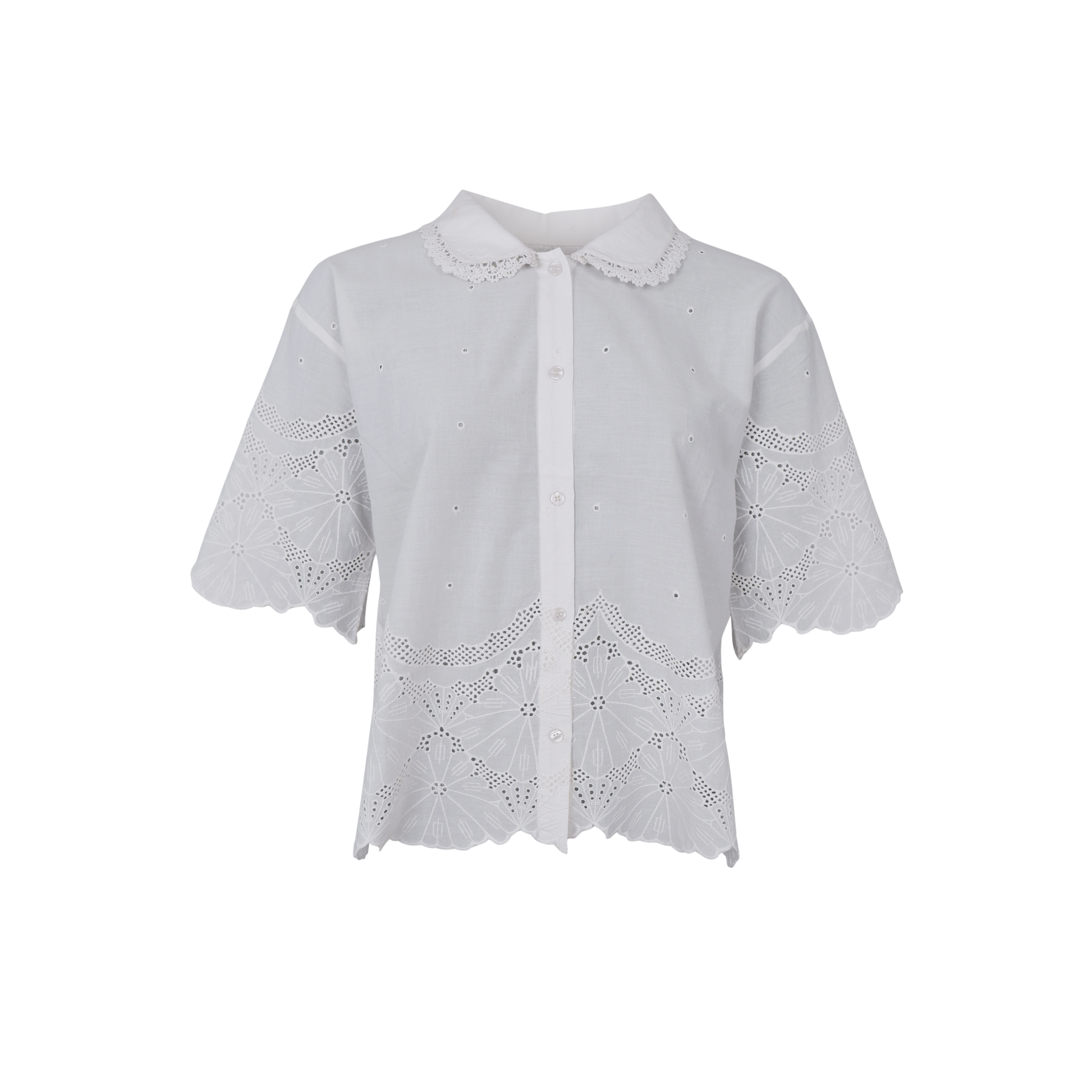 Black Colour Agneta Lace Blouse