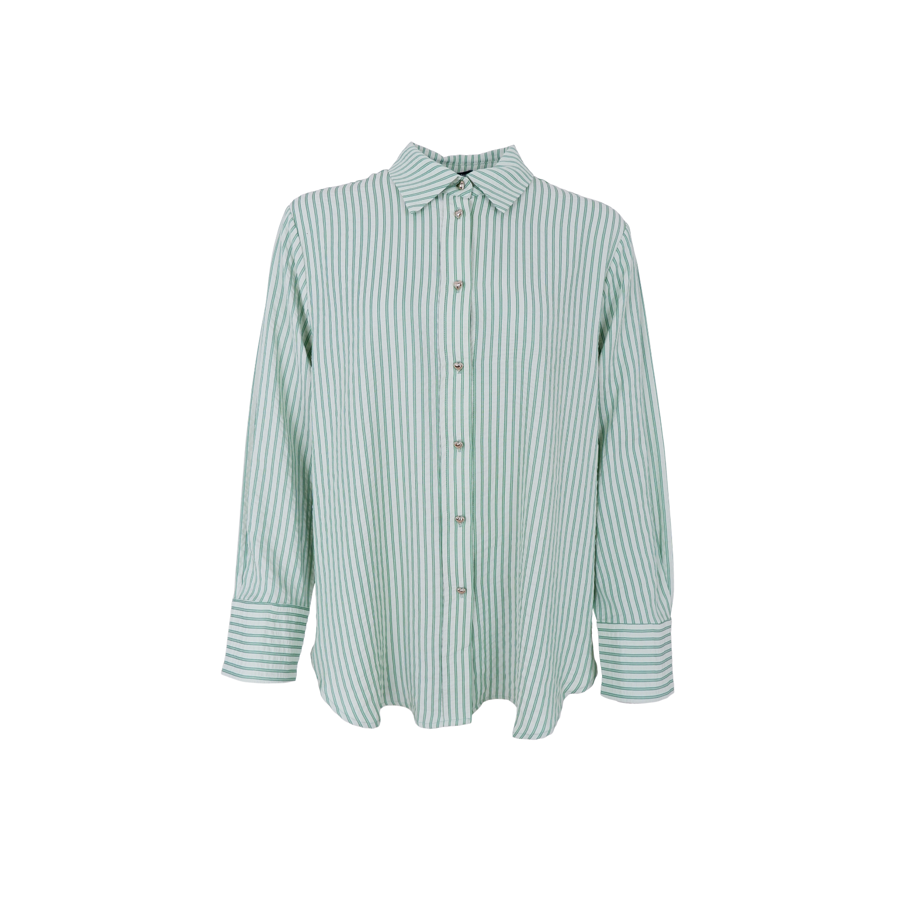 Black Colour Valentine Light Green Shirt