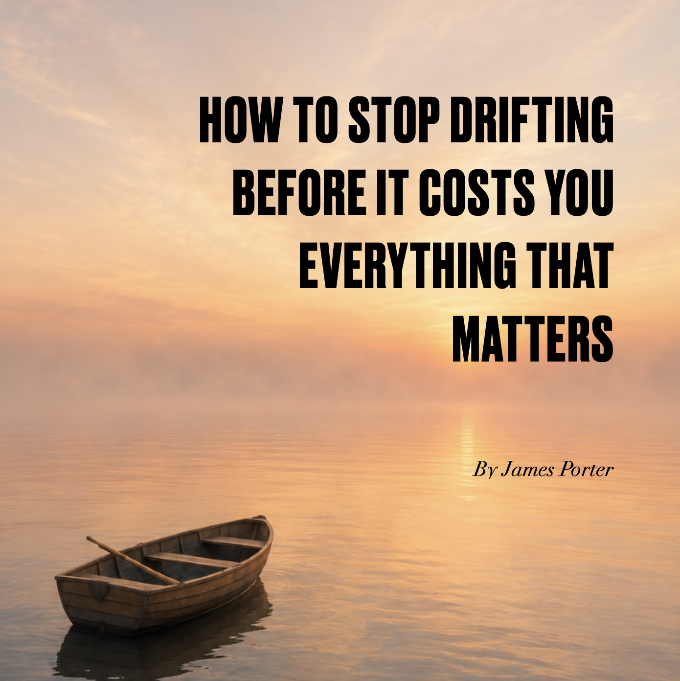 How to Stop Drifting Before It Costs You Everything That Matters