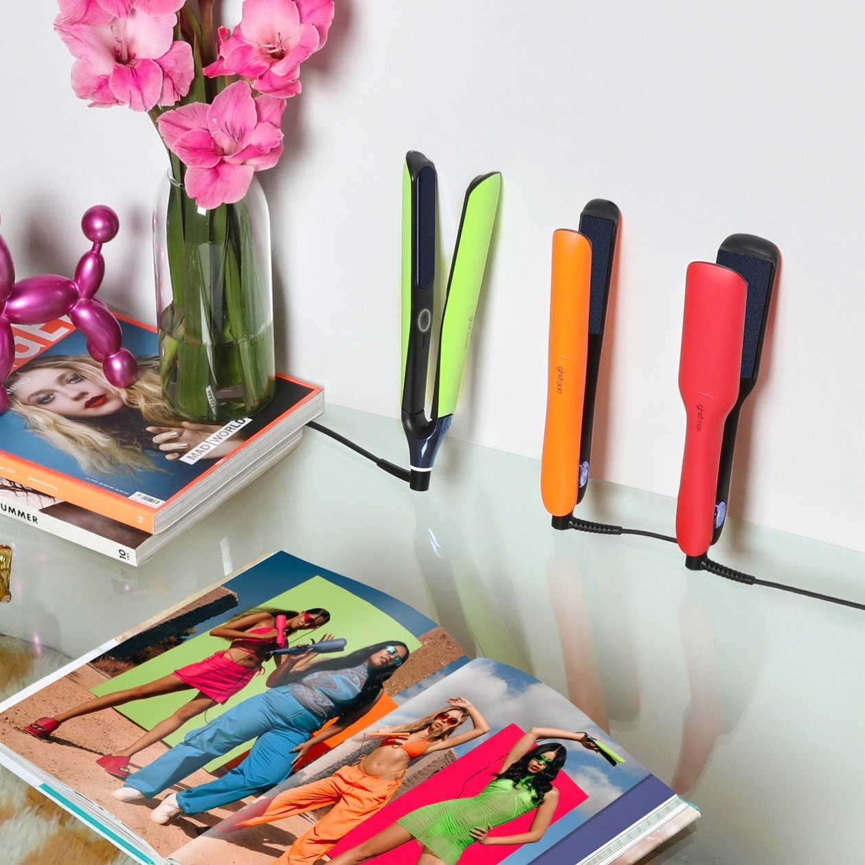 GHD COLOUR CRUSH LIMITED EDITION💚💙❤️🧡
Inspired by a vibrant colour palette, GHD is offering a limited edition range of their best selling styling tools.
💚Helios Hair Dryer &amp; Chronos Straightener
💙Duet Hot Air Style
❤️Max Wide Straightener
🧡