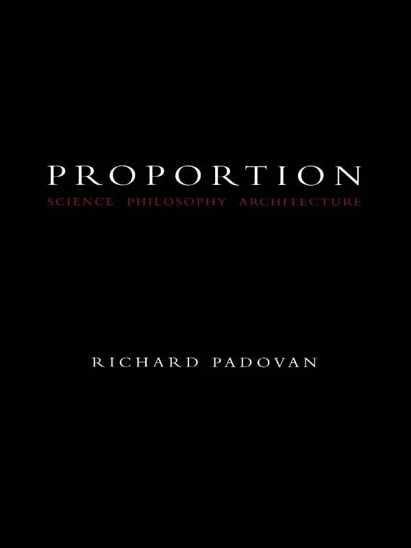 Richard Padovan; Proportion