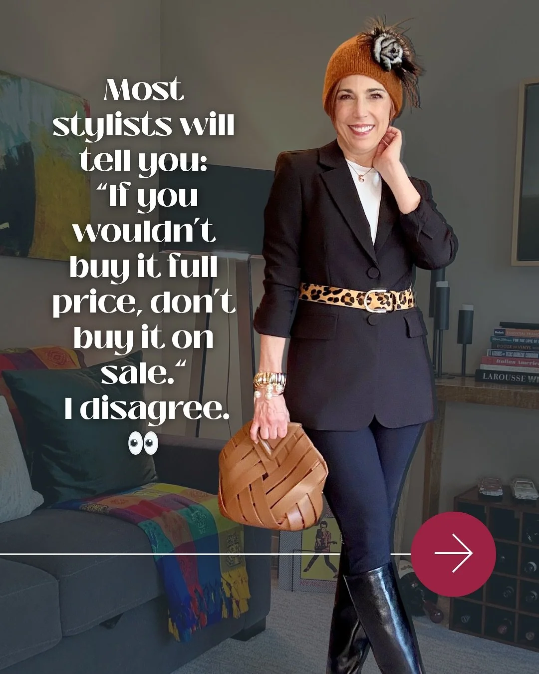 The sale rack isn&rsquo;t where STYLE MISTAKES happen. It&rsquo;s where STYLE CONFIDENCE begins. 👇  The sale rack can be your best teacher.

Because experimentation is where style breakthroughs happen &mdash; and sales give you permission to play. T