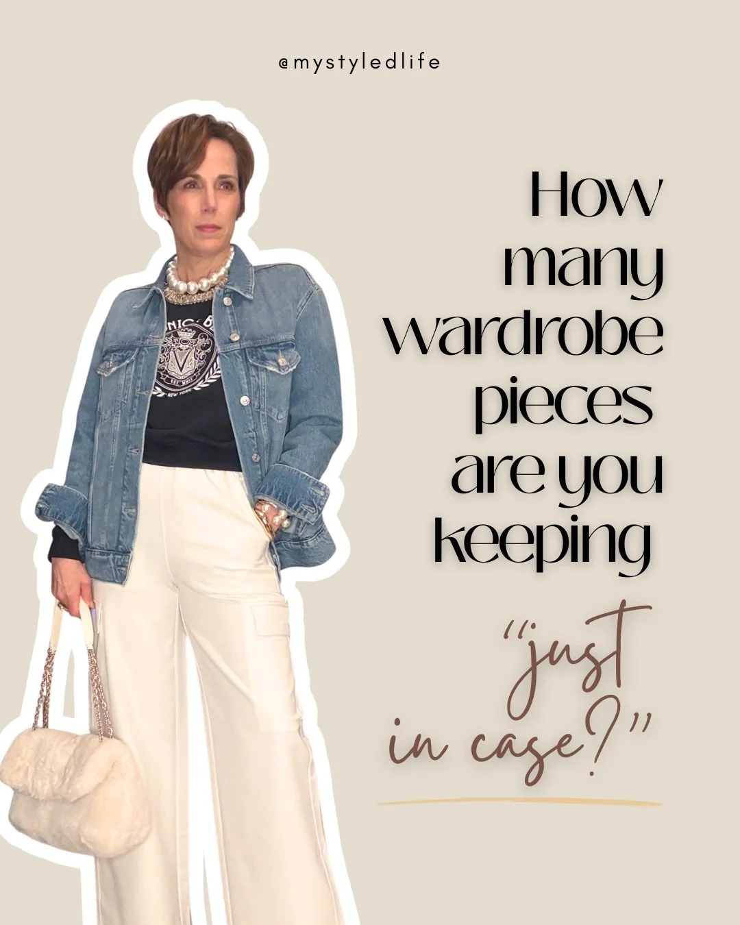 CLOSETS RARELY FAIL BECAUSE OF BAD CLOTHES. ⬇️

They fail because of &ldquo;just in case.&rdquo;

Save this for your next closet edit. Share this with someone who needs to hear it.

Most women aren&rsquo;t holding onto things they hate.

They&rsquo;r