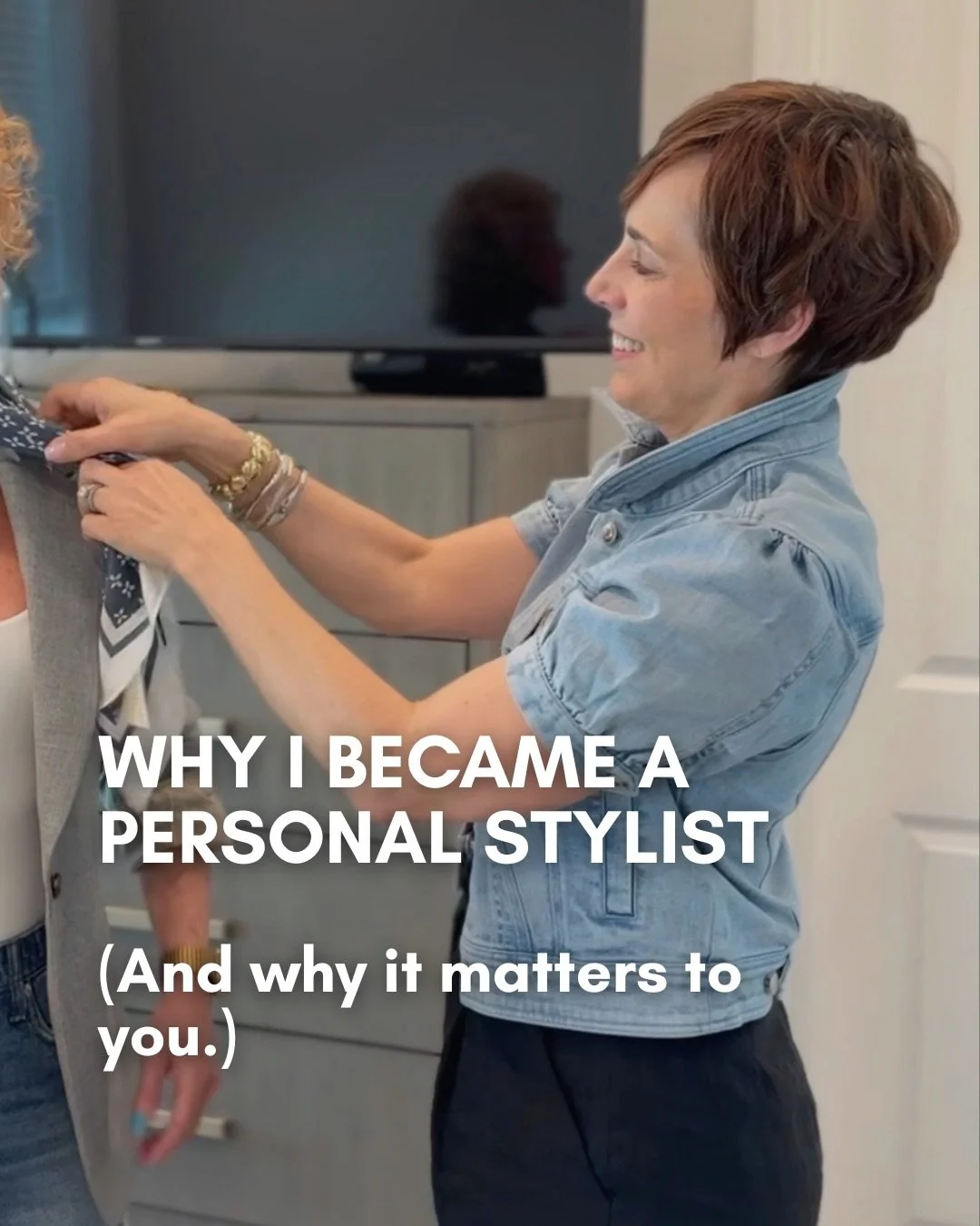 Like many of you, this is my second act.

Before becoming a style expert, I spent 30 years in the PR and marketing world. 
(Yes, that&rsquo;s my headshot from 2013 on the second slide!)

In fact, I have a degree in journalism from Iowa State. And whi