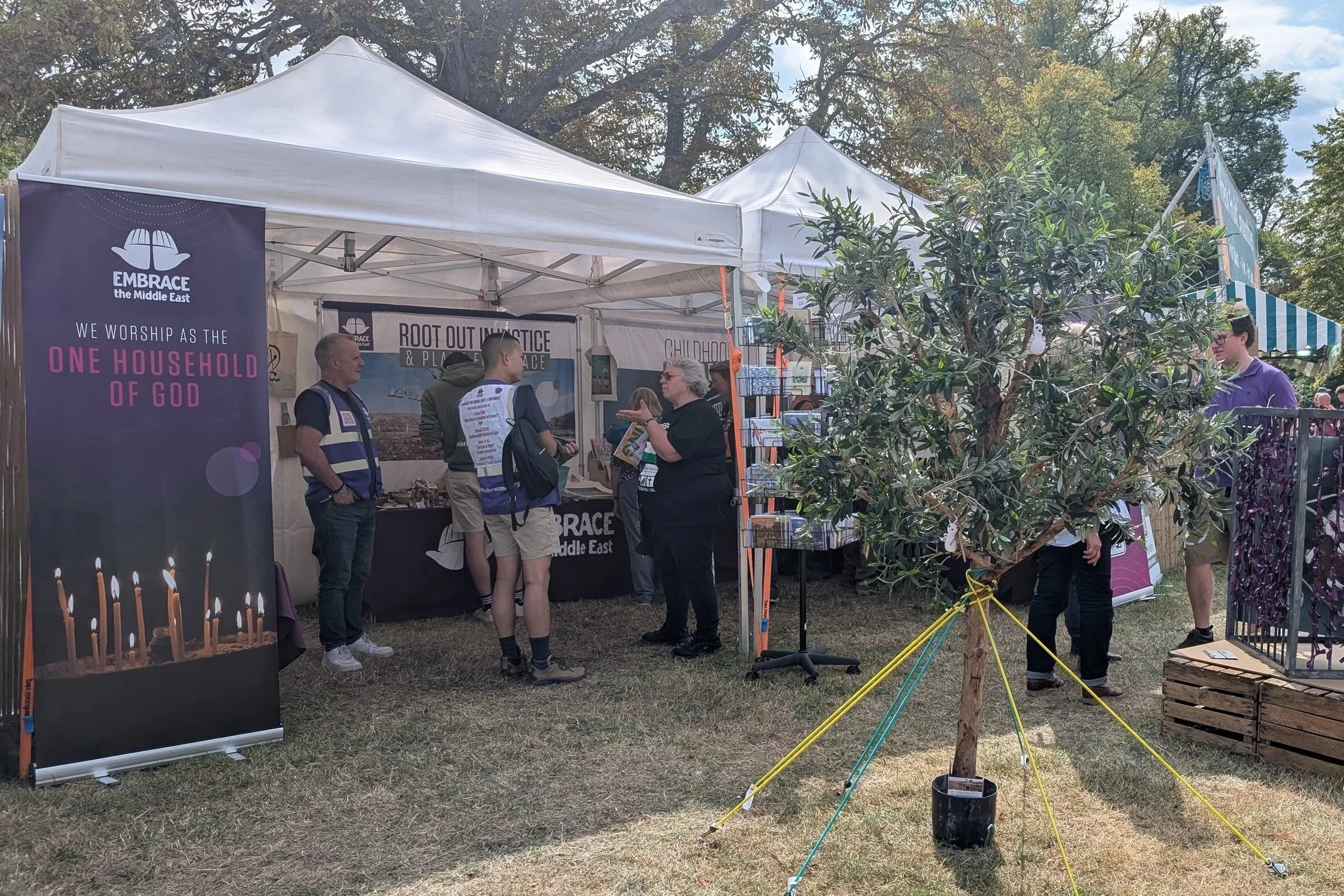 Talk to the Embrace team at our stand
