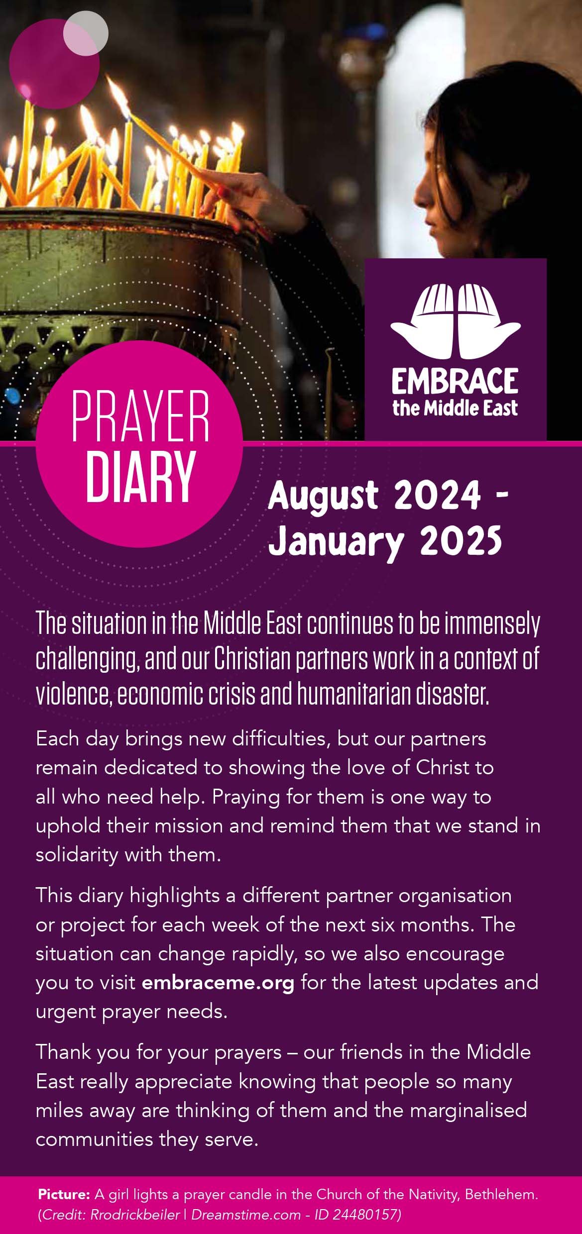Cover of Embrace Prayer Diary