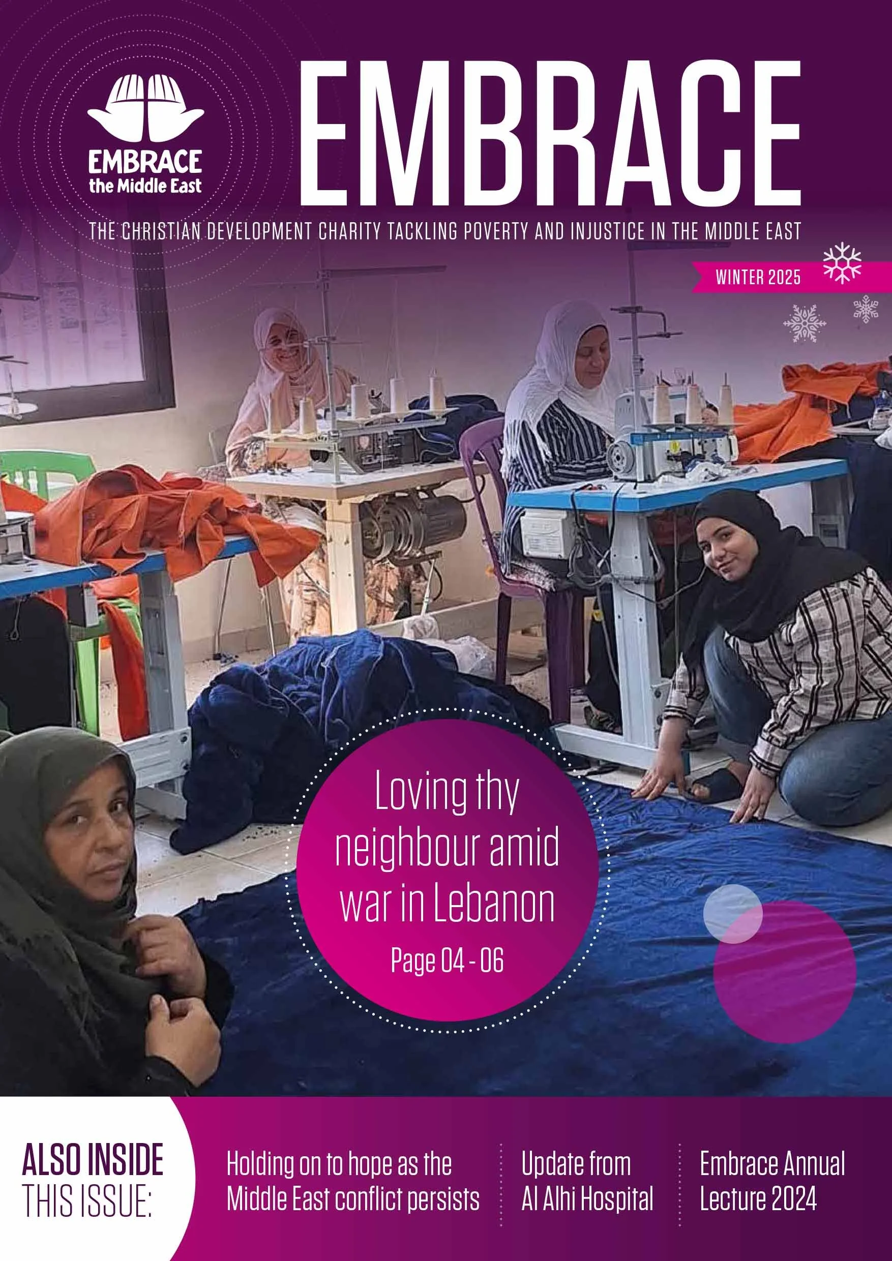 Cover of Embrace the Middle East Winter 25 magazine