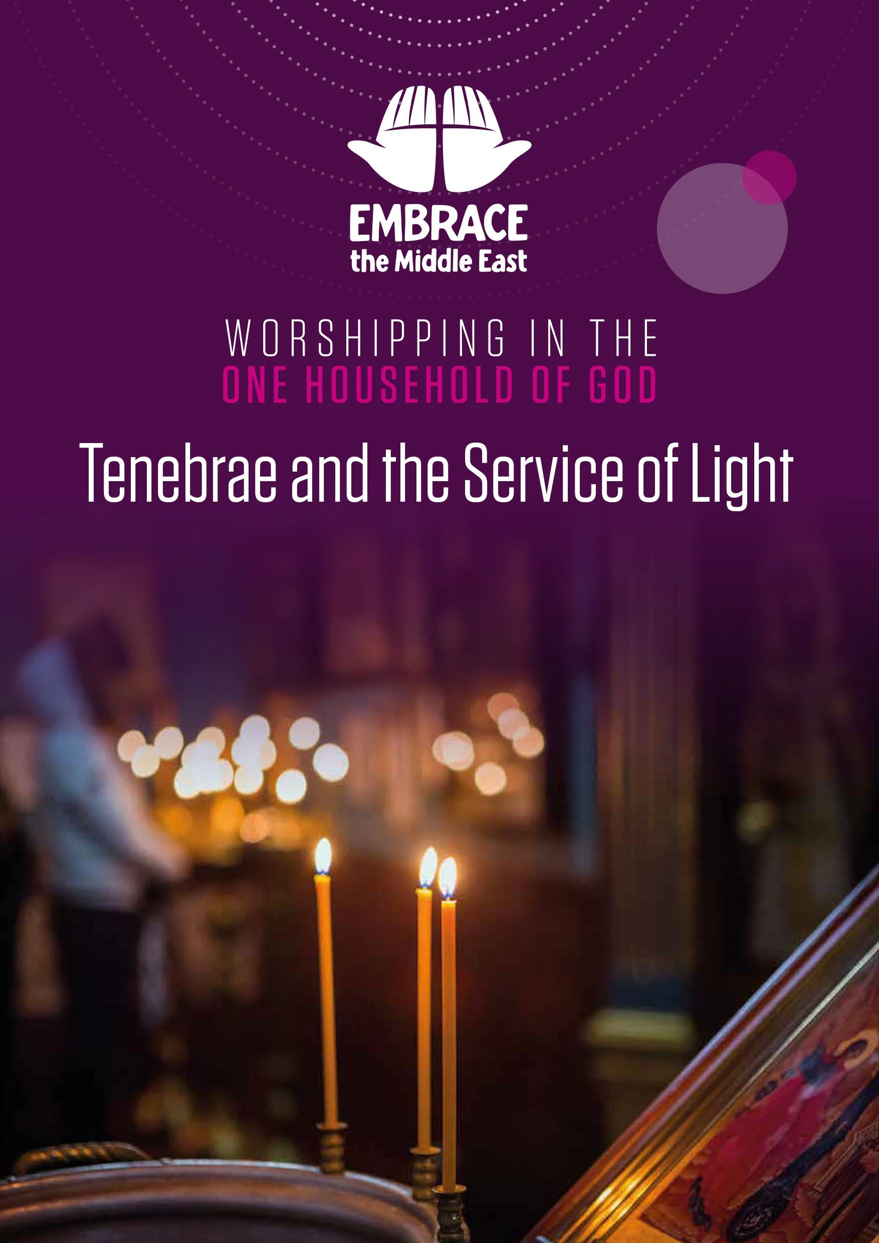 Tenebrae service booklet cover