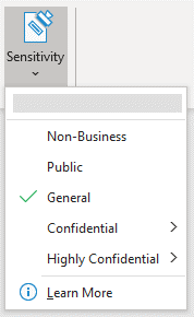 Using sensitivity labels with SharePoint document libraries — Gravity Union