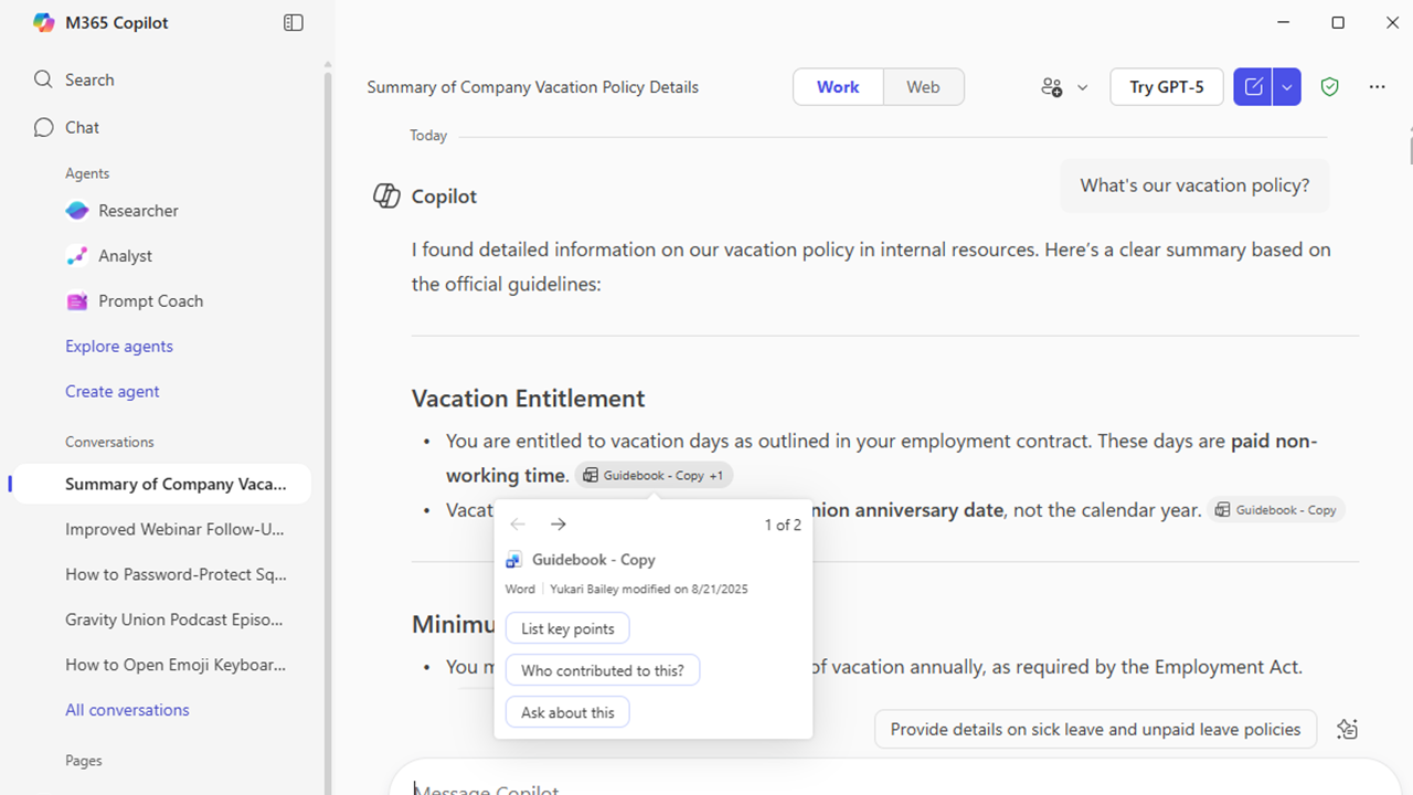 Using Copilot to Unlock Enterprise AI: From reducing risk to super-powering your users