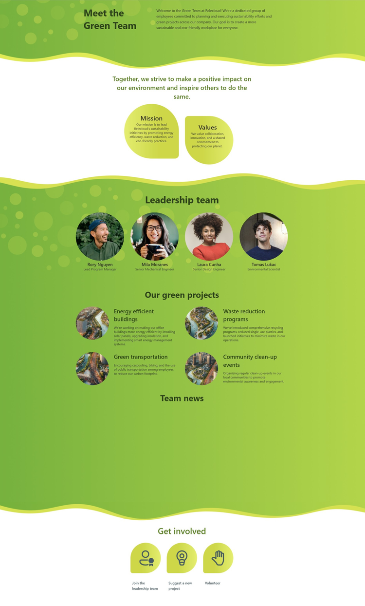 Sharepoint Pattern Page SharePoint page templates: Highlights from the updated gallery ...