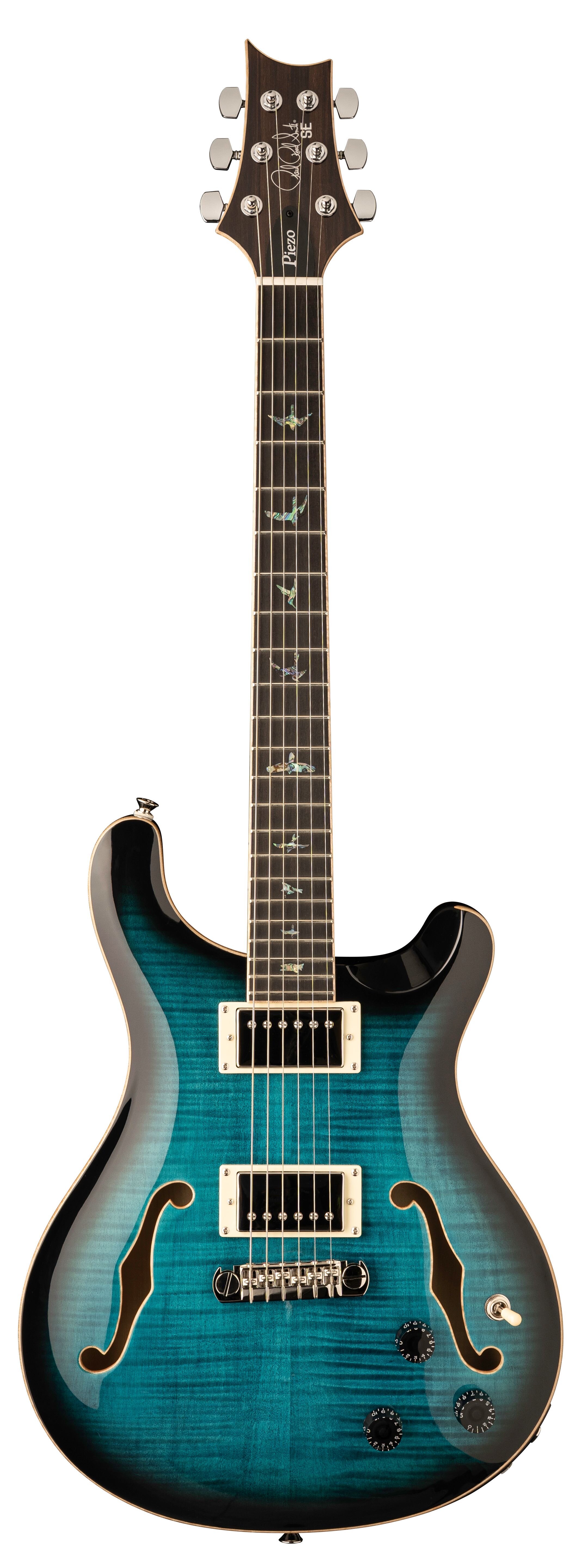  Bitte auf das Bild klicken um weitere informationen zu erhalten  SE Hollowbody II Piezo Peacock Blue inklusive Koffer  unverbindliche Preisempfehlung:  1.799,—€   