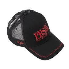  PRS Kappe Trucker PRS Logo Schwarz &amp; Rot  102886:001:016:  ACC-123104 