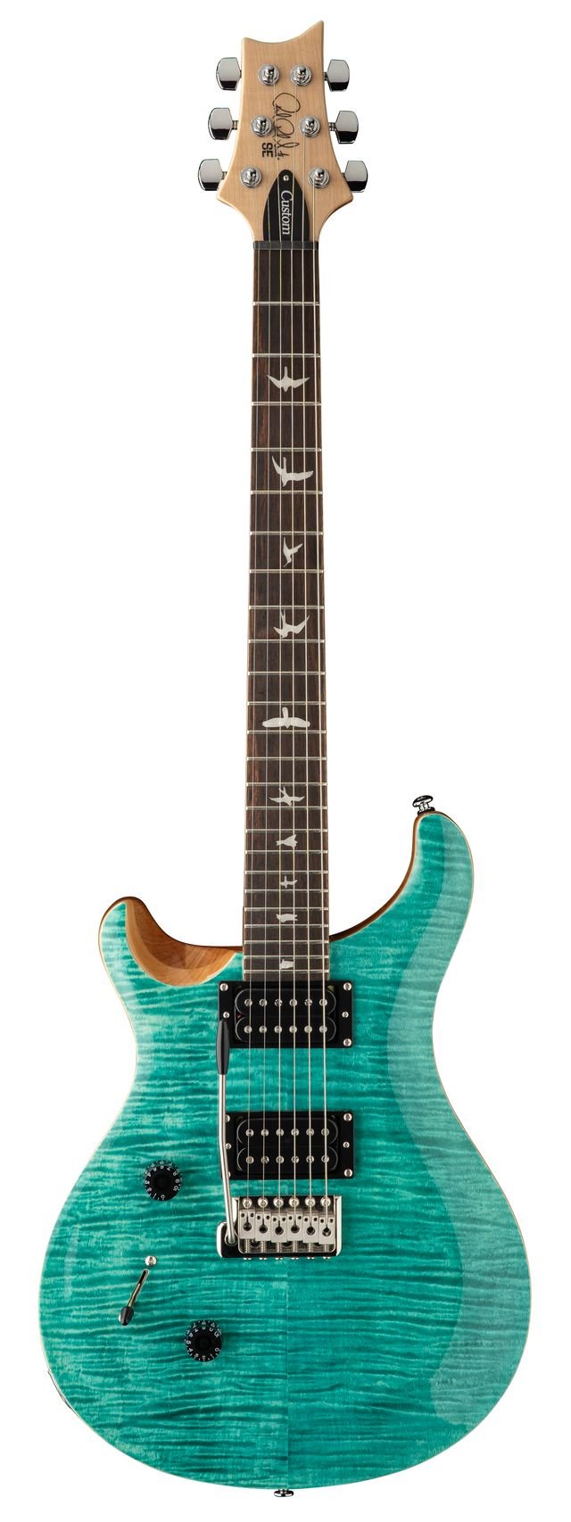  Bitte auf das Bild klicken um weitere Information zu erhalten  SE Custom 24 Lefthand Turquoise inklusive SE Gig Bag  unverbindliche Preisempfehlung:  1.199,—€ 