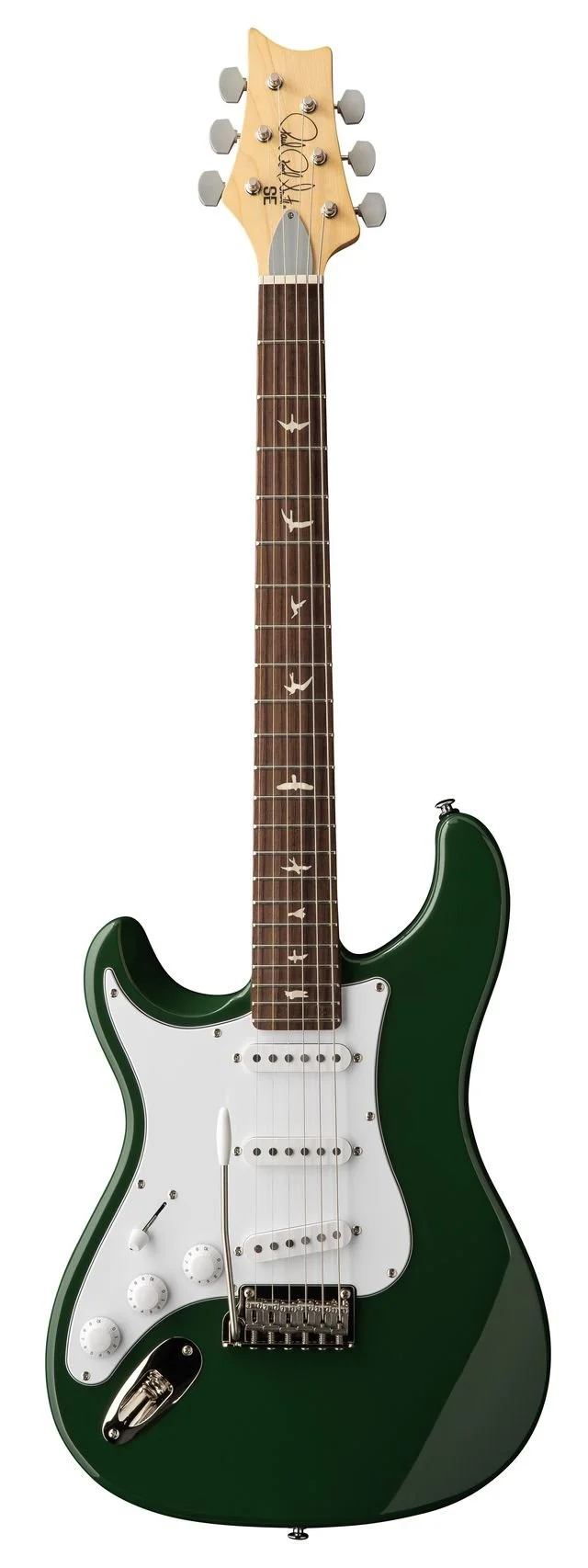 SE Silver Sky Lefthand Rosewood Laurel Green