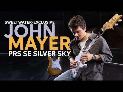 John Mayer SE Silver Sky Gold Spark Video