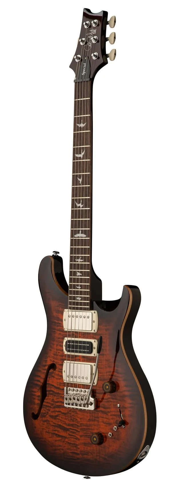  SE Special Semi Hollow Orange Tiger Smokeburst 