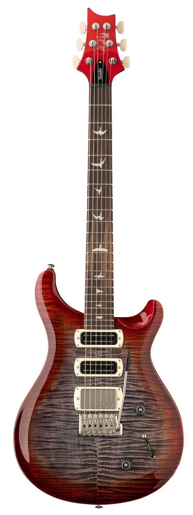  SE Studio Charcoal Cherry Burst 