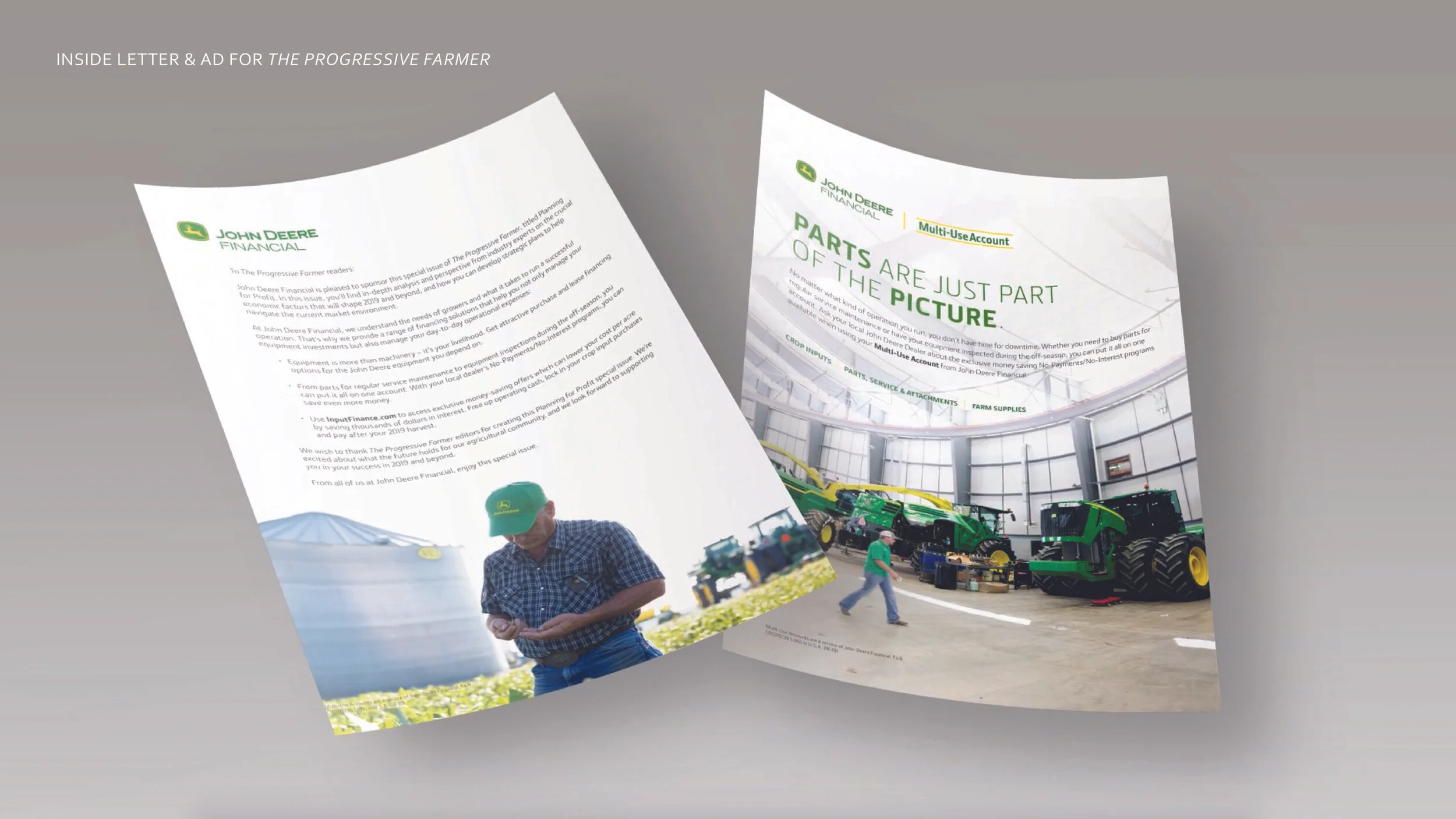 LETTER IN PUBLICATION & AD DESIGN