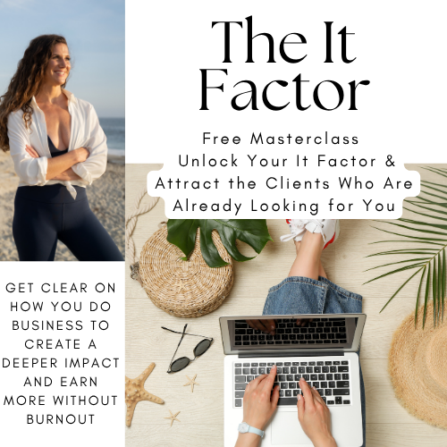 Yoga Teachers &amp; Wellness Entrepreneurs Free Live It Factor Masterclass