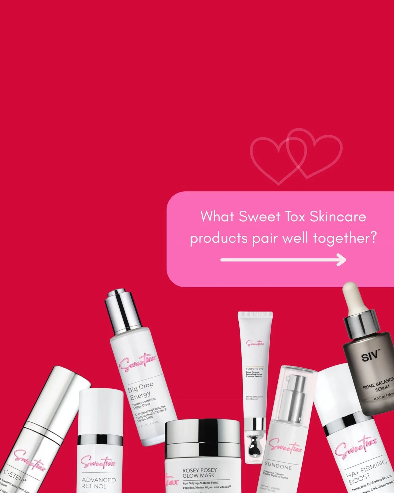 Some things are just better together, especially when it comes to skincare! 👩&zwj;❤️&zwj;💋&zwj;👩

Ready to meet your perfect match? Wait no longer! Book a FREE skincare consult with Dani or Karissa for a custom routine made just for YOU!

#sweetto