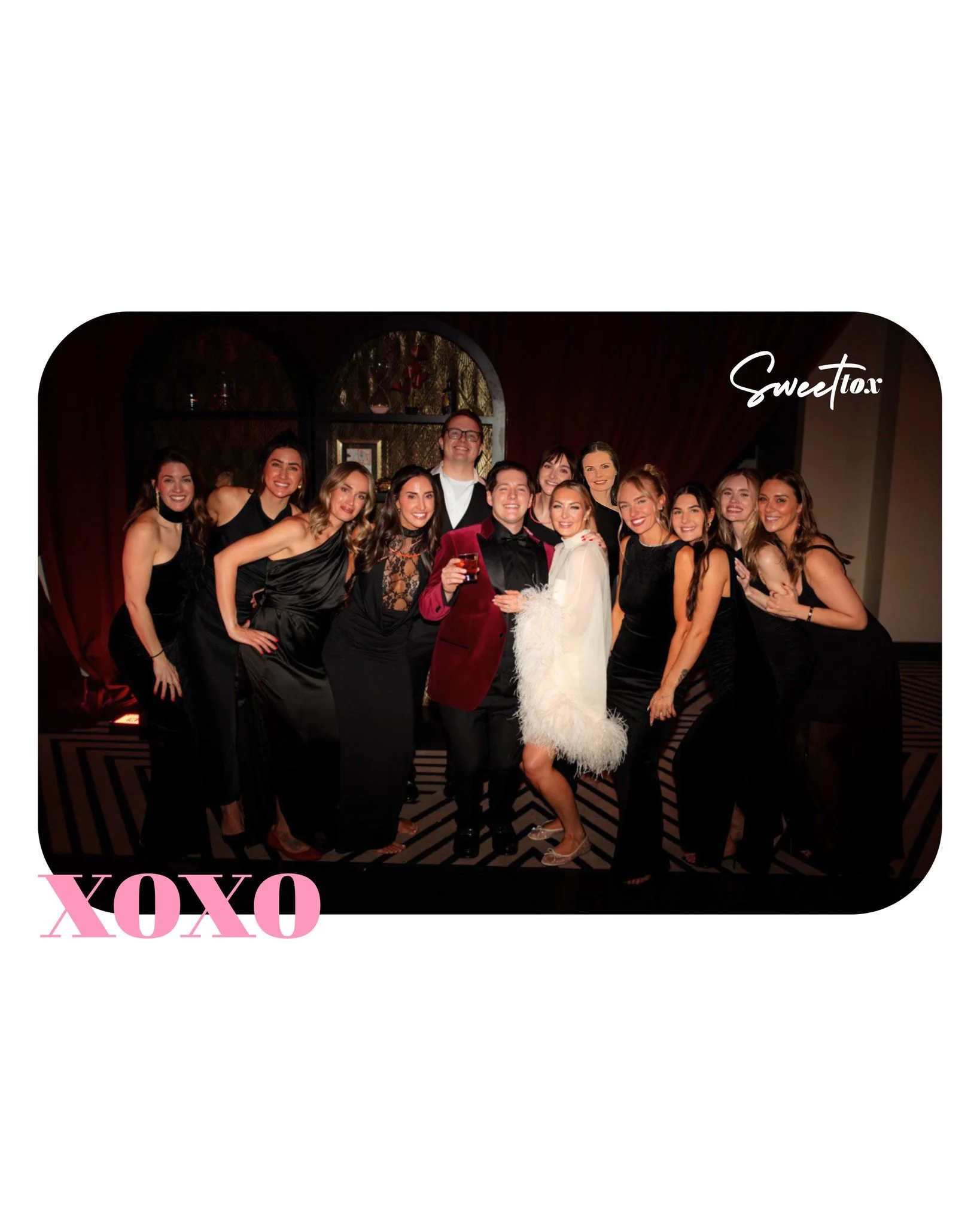 Don't worry, sometimes we do step out of our pink wardrobes 🩷

We had the MOST fun celebrating Brady &amp; Katie last month at their wedding! So lucky to be able to have fun and let loose with this amazing team, celebrating love and friendship. Chee