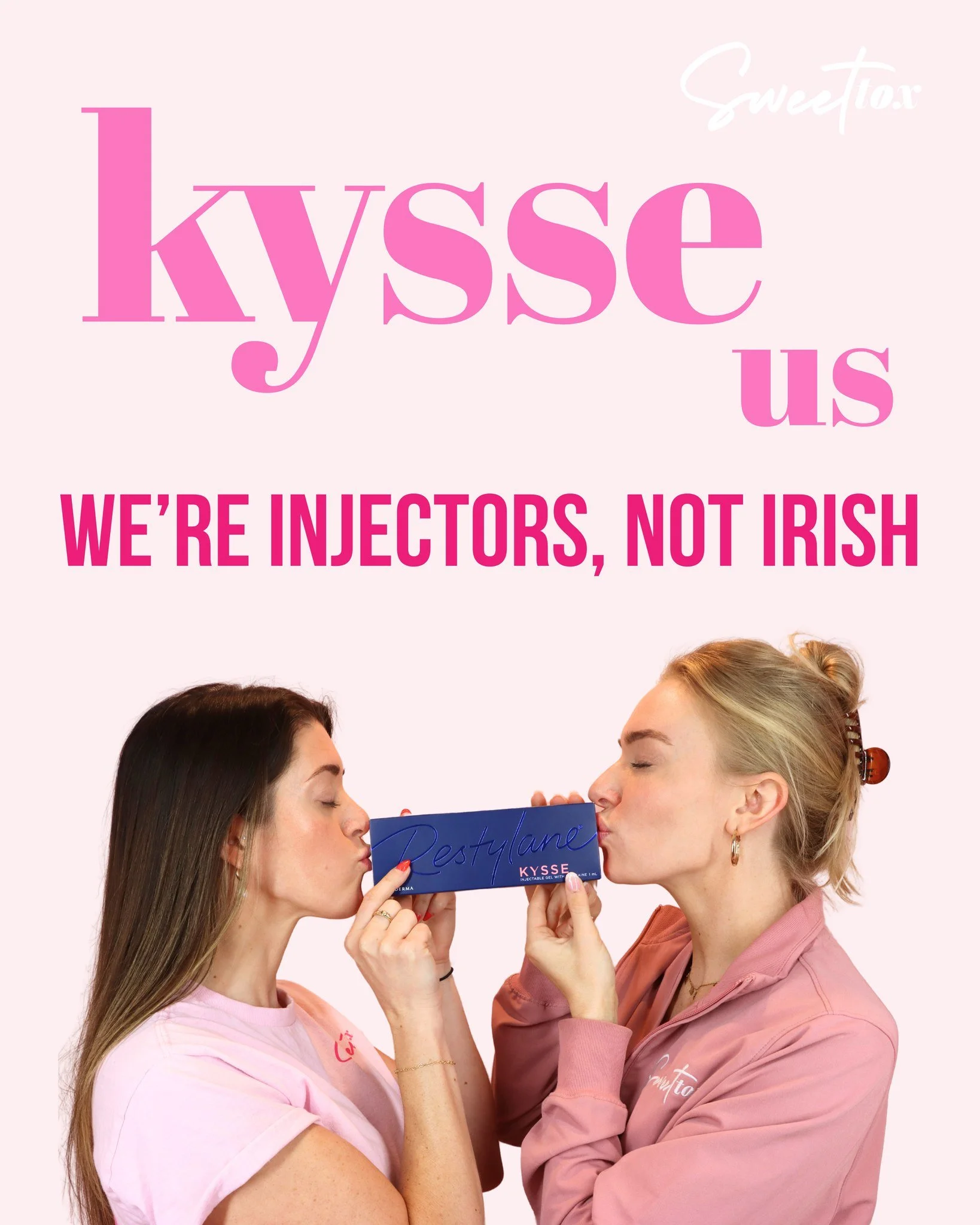 Actually...you can kiss us and we'll Kysse you 😘 💋

Happy St. Paddy's day! 🍀