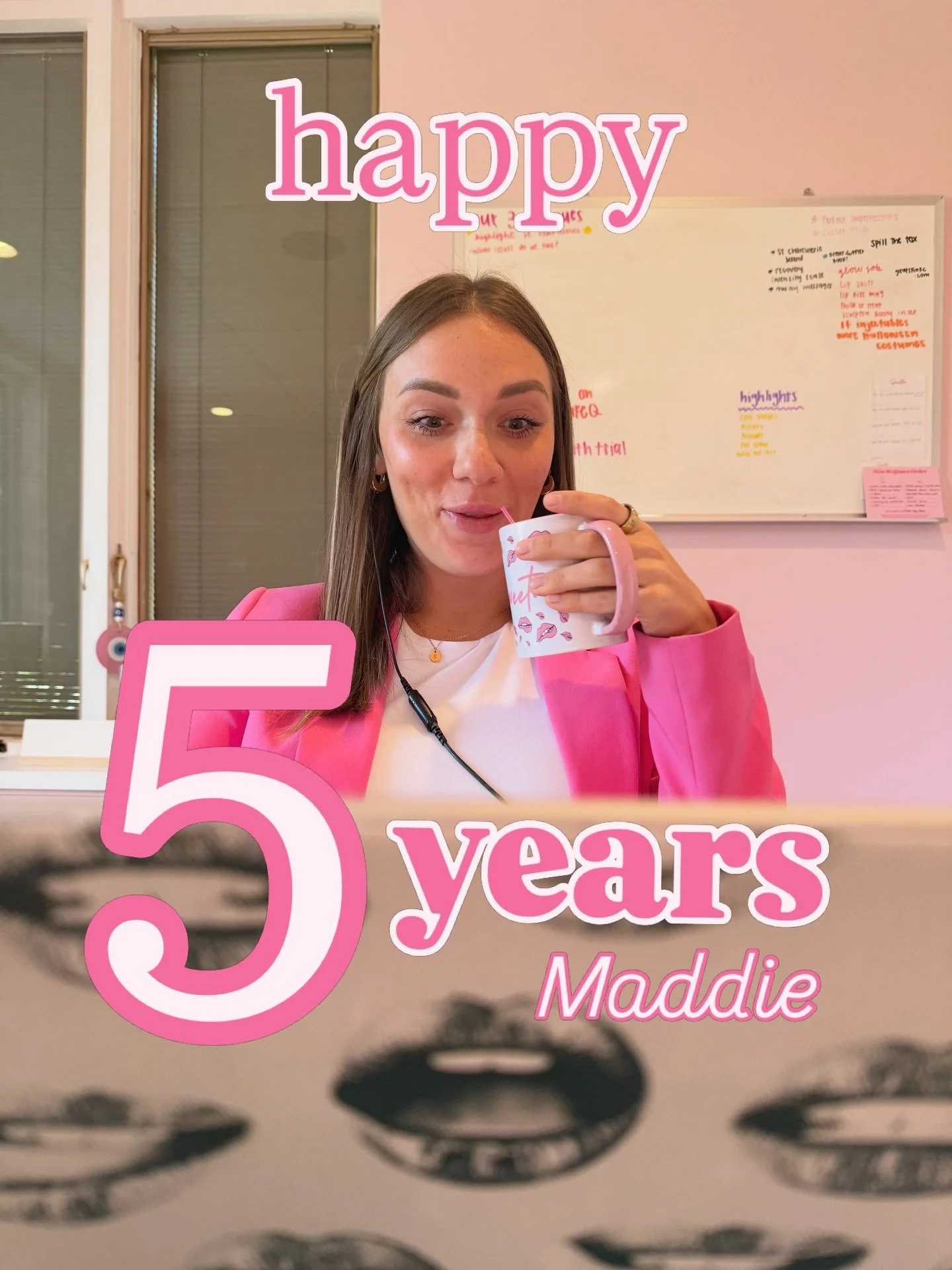 5️⃣ years 🎉

Today marks Maddie&rsquo;s 5th year with us at Sweet Tox. 

She still has (&amp; sends me) the voicemail of me calling her after her interview hinting to her that she got the job 😂

It&rsquo;s crazy to think about how much we&rsquo;ve 