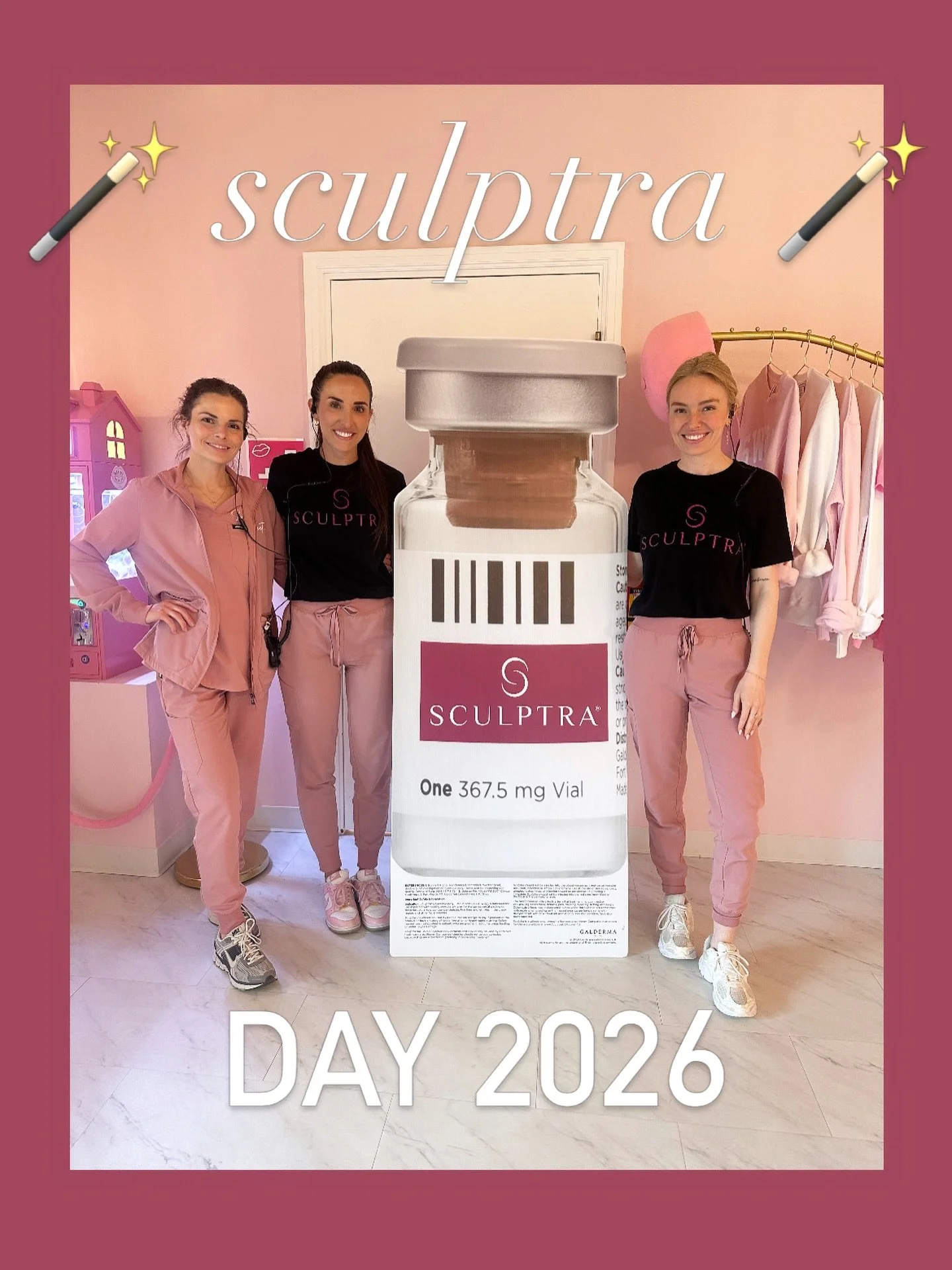 🪄 SCULPTRA DAY 🪄

Another injectable event in the books, and we just keep getting more grateful 🥹💓 The way our community continues to show up and trust our team to guide them through their anti-aging and self-love journeys means everything to us.