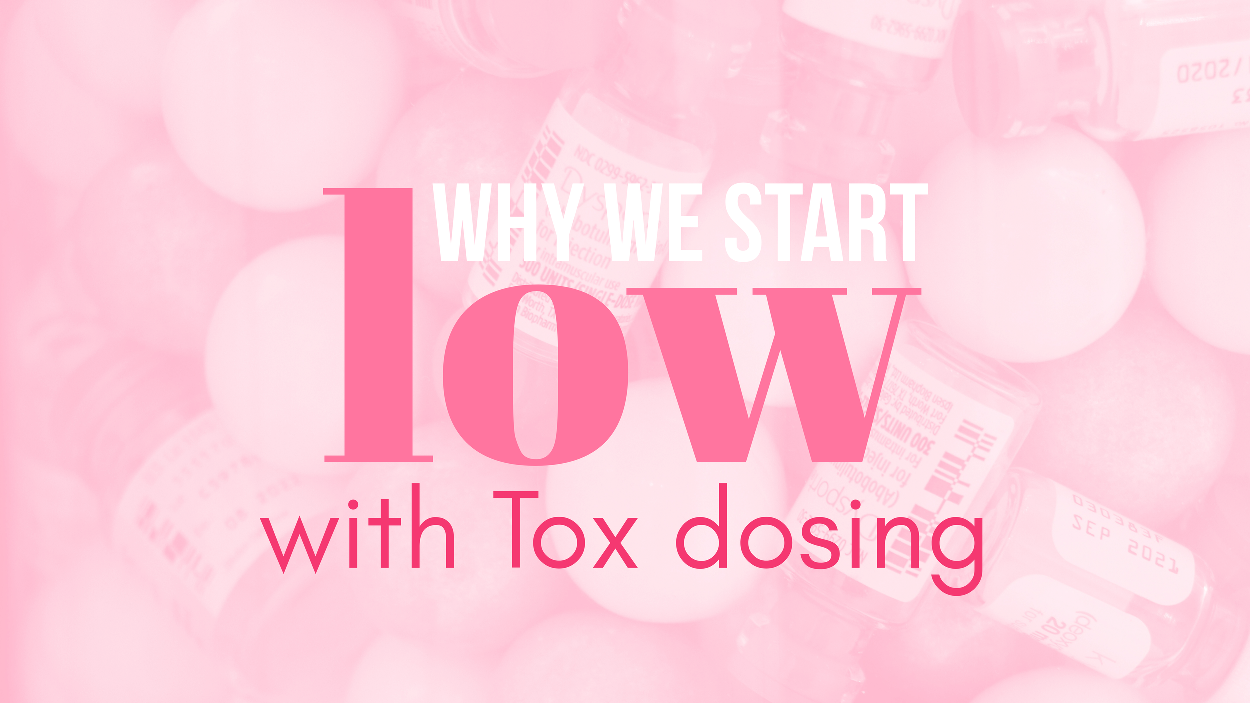 Why We Start Low with Tox (Even Though More Units Means Longer Results)