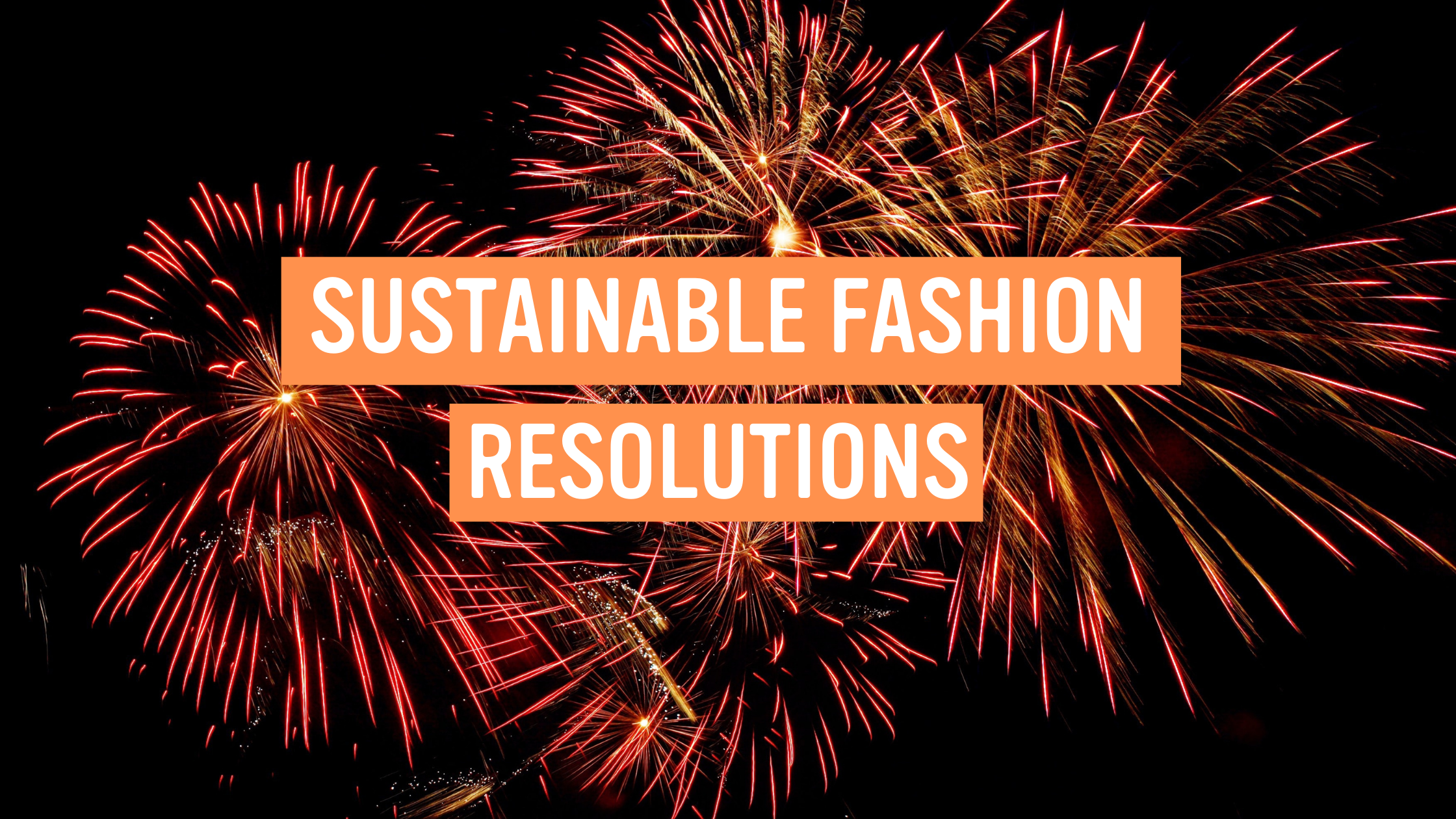 Sustainable Fashion Resolutions