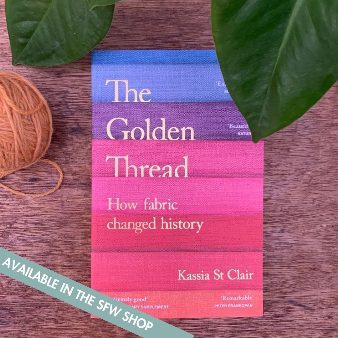 The Golden Thread by @kassiastclair - available in the SFW Shop (link in bio). 

We LOVED this book! A rich and captivating journey through the history of fabric - starting with the earliest fibres found in a cave moving through the ages, through ind