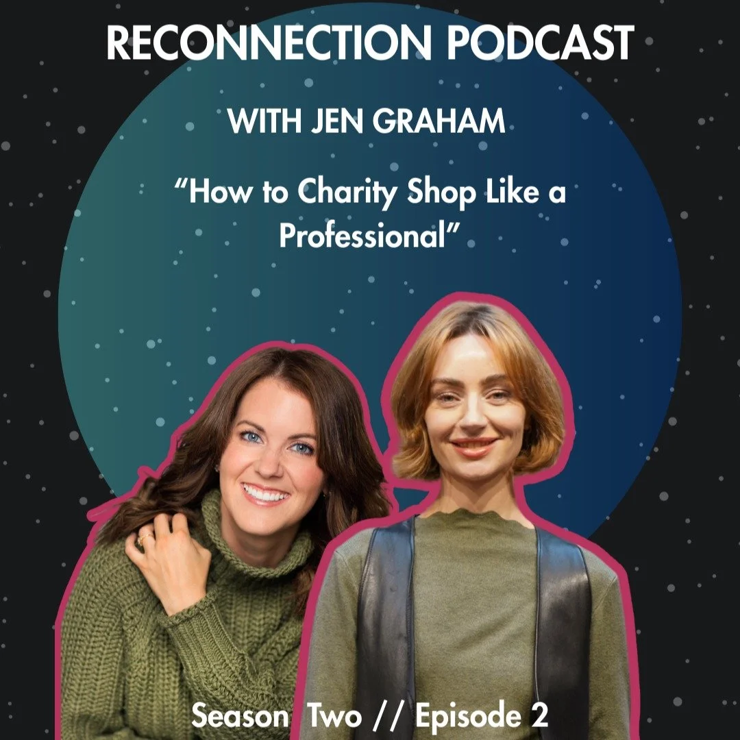 🎙 Episode 2 of the pod is here with queen of charity shopping @charityshopgirlcsg Jen Graham. 🎙

Have a listen to hear Jen talk us through why she feels sexiest in a mens trouser, the moment she knew what she was meant to be doing and why she's tot
