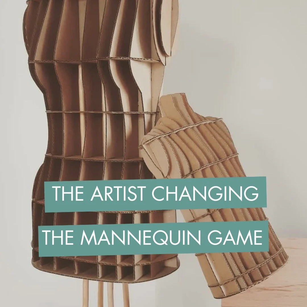 Introducing our latest new affiliate to join the SFW roster! 

@Flat_Mannie_ is the brainchild of award winning textile artist SarahB. 

Redefining the mannequin, female and male flatpack figures made in England from recycled cardboard and available 