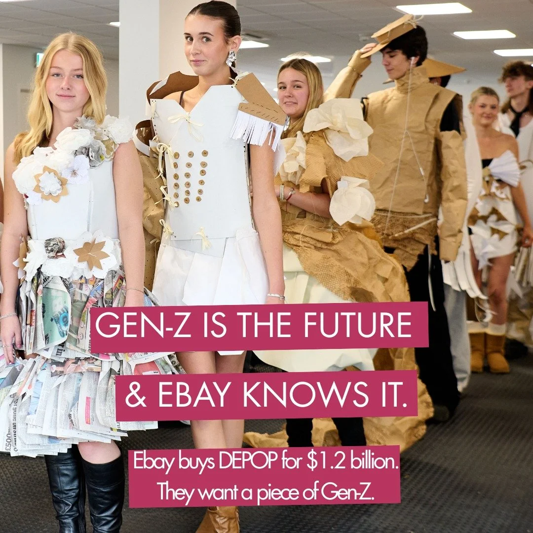 There's been a plot twist in the resale market. 👀

eBay has just bought Depop from Etsy for $1.2 billion! And... it seems like a play to win over Gen Z. 

Depop built its whole vibe around second-hand, side hustles, Y2K, and sustainable fashion, whi