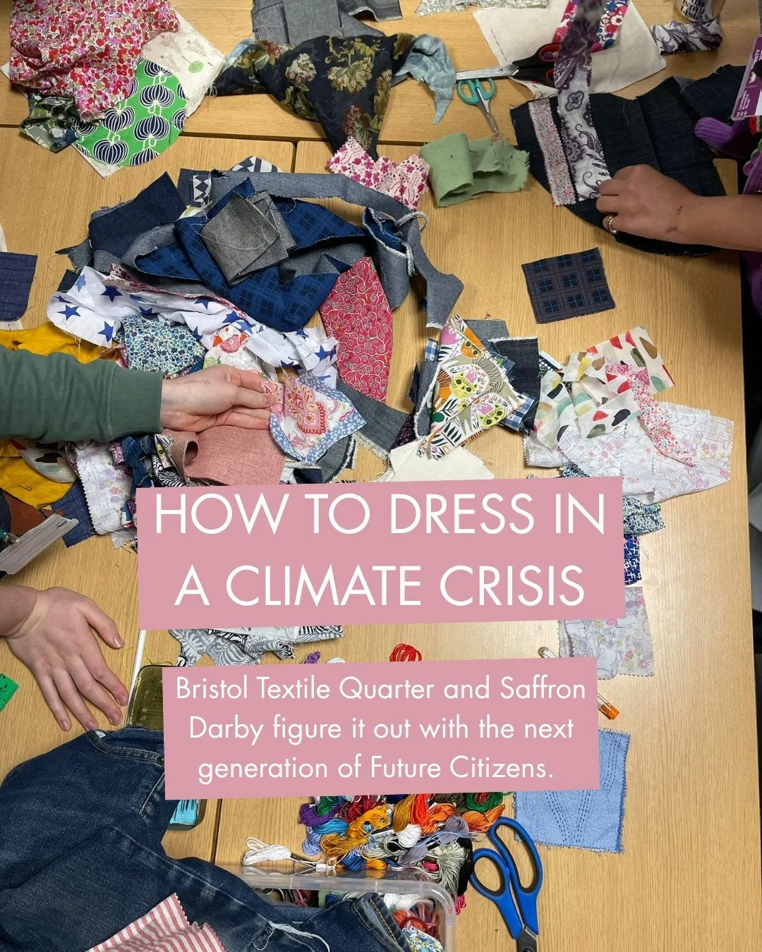 In March, we hosted a series of workshops with young people across Bristol as part of our annual Future Citizen campaign. 

Our &lsquo;How To Dress in A Climate Crisis&rsquo; series explored the link between clothing and the climate crisis through di
