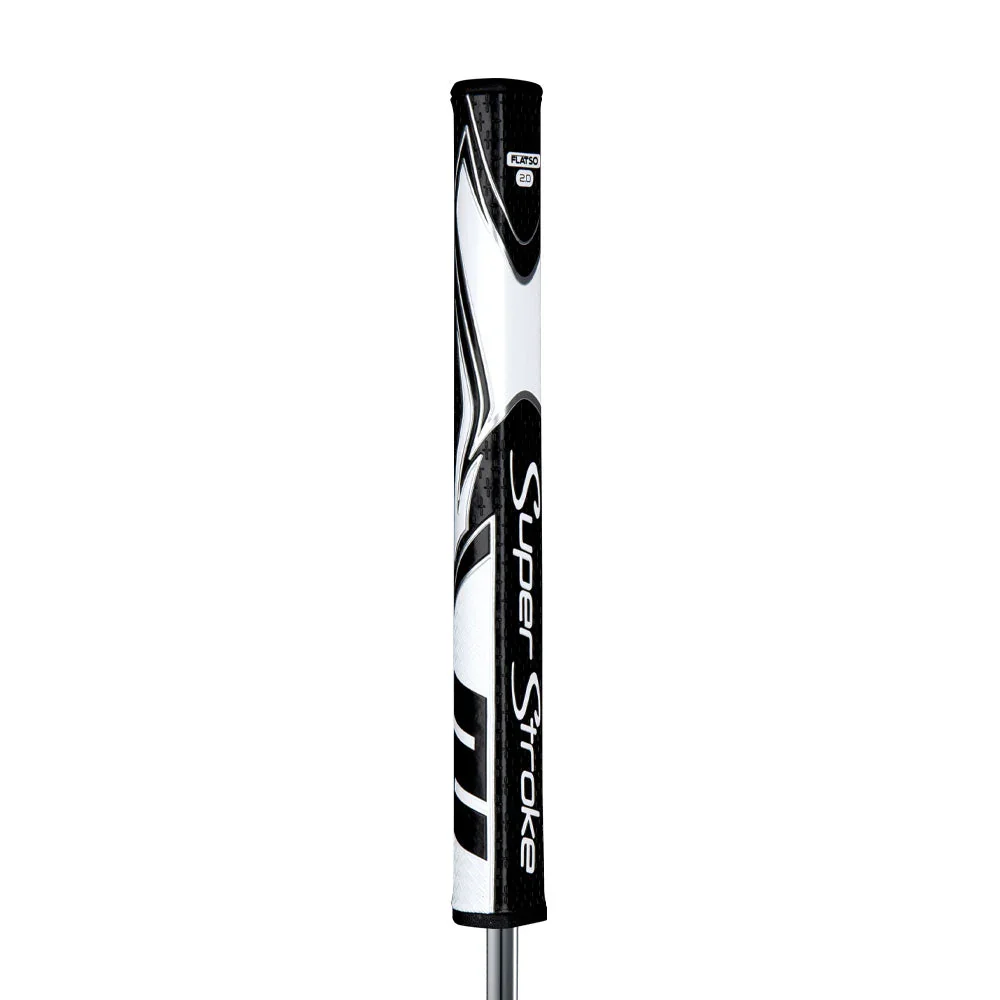 SuperStroke Flatso 2.0 putter grip black and white installed in Calgary