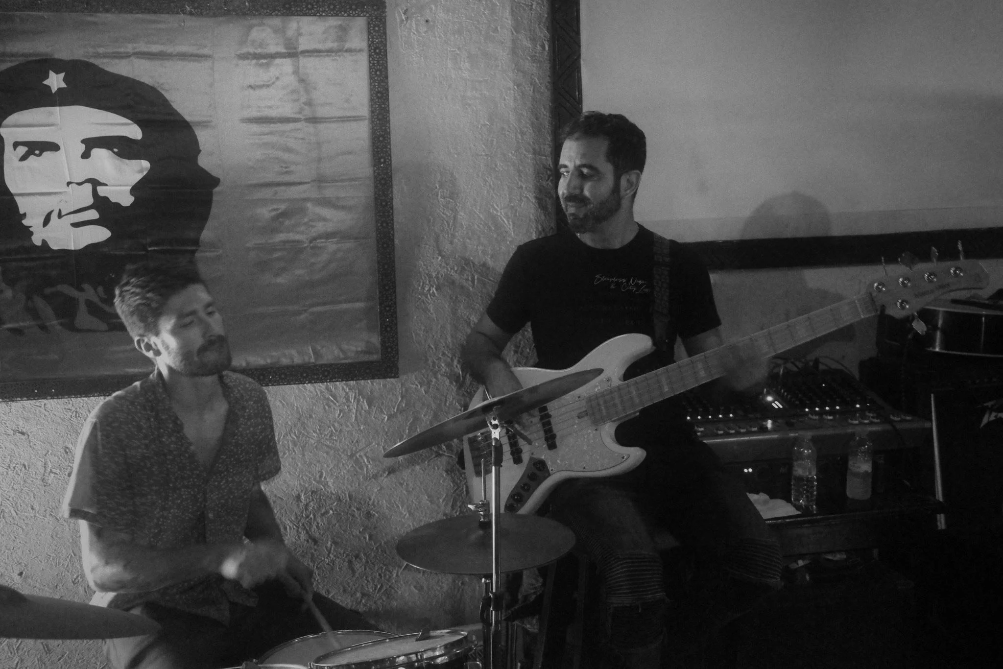 Sitting in with some local musicians in Agadir, Morocco in 2025. Playing "Chop Suey" by System of a Down.