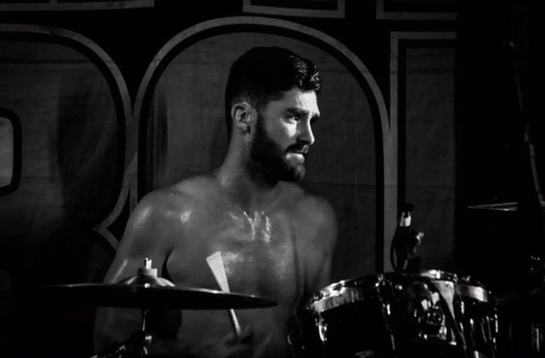 Showing some skin on tour in Japan with Four Year Strong, 2018