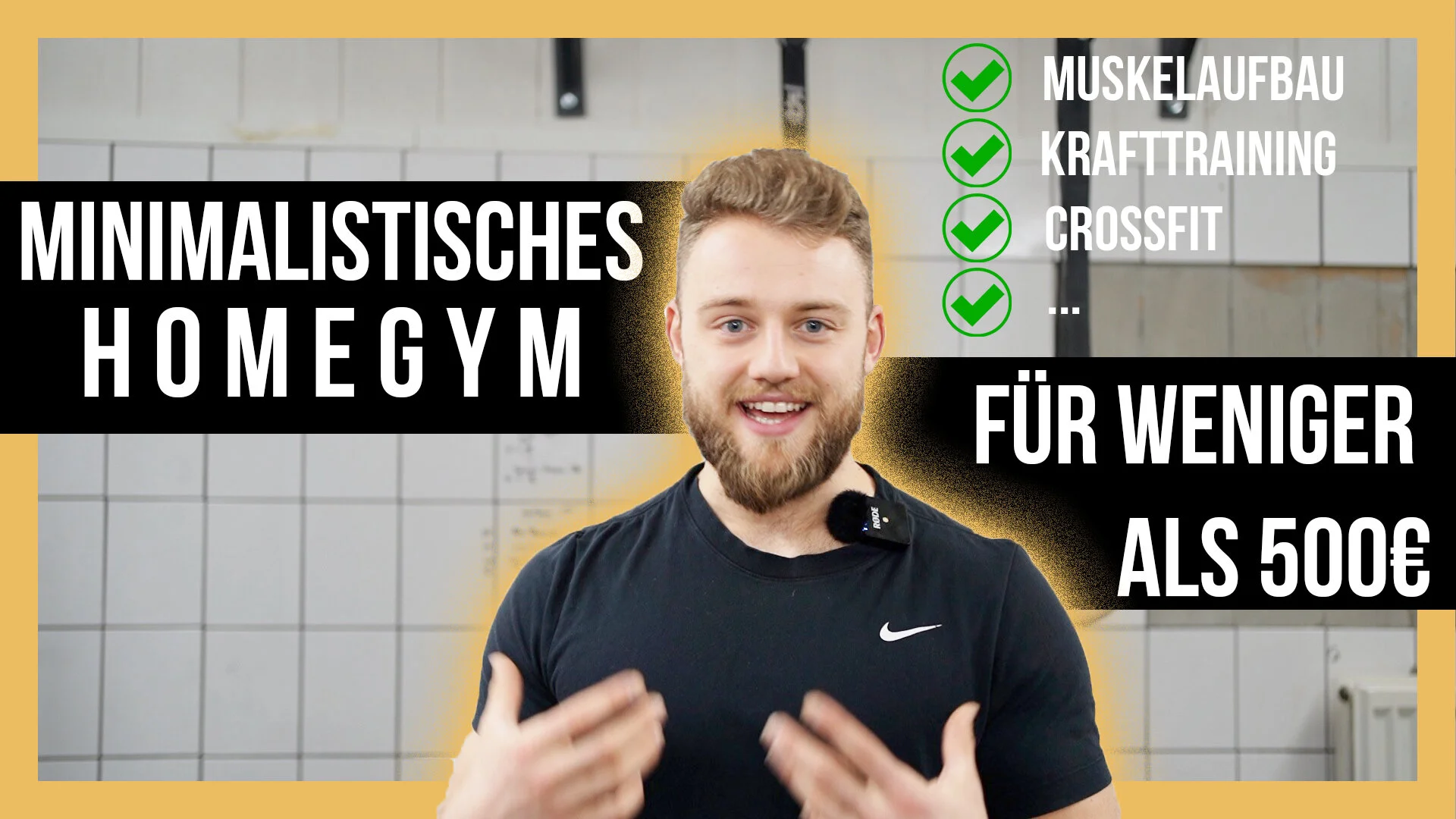 Dein Home Gym für unter 500€!